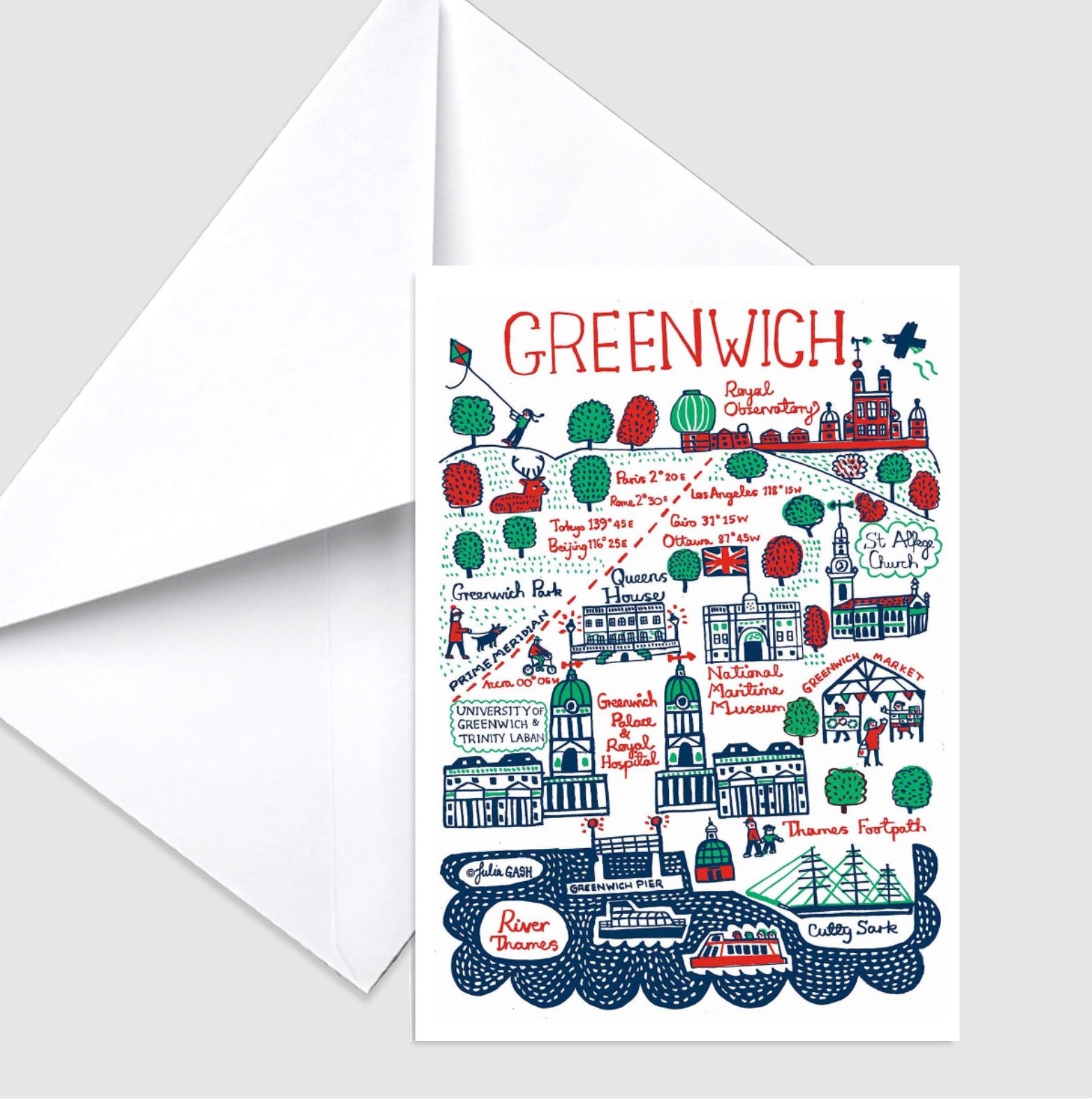 Greeting Card by Julia Gash