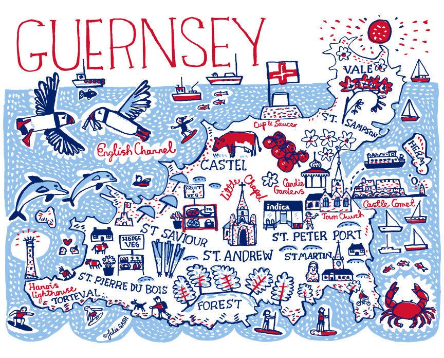 Guernsey Tote Bag - Julia Gash