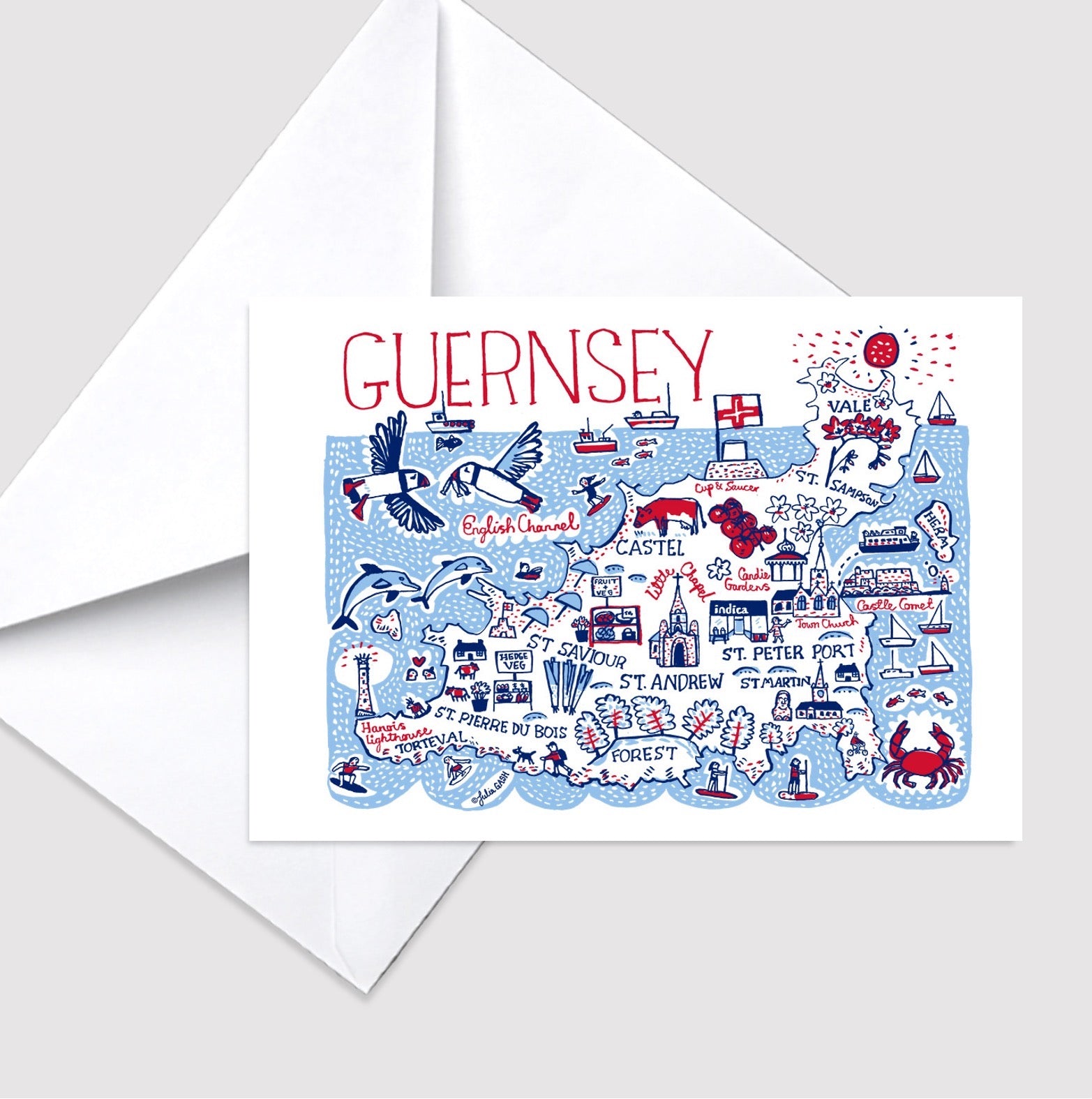 Greeting Card by Julia Gash