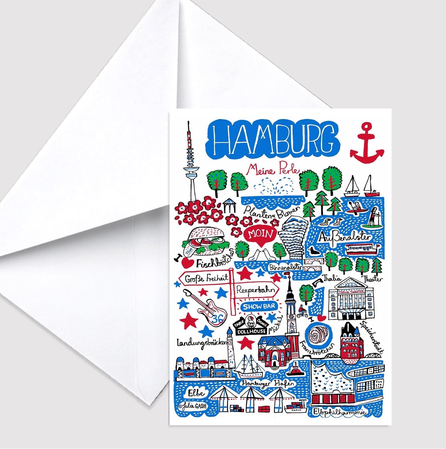 Greeting Card by Julia Gash