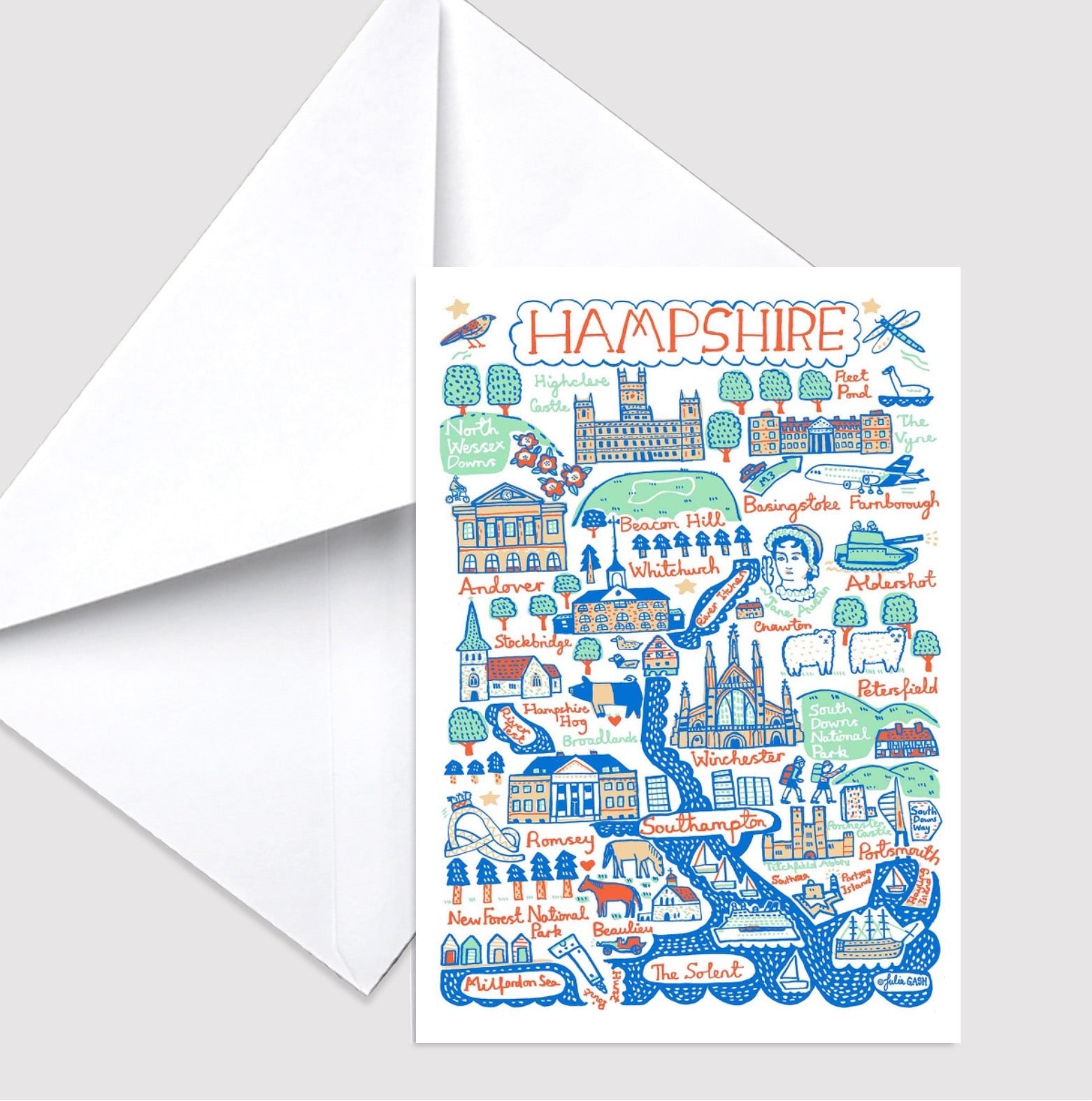 Greeting Card by Julia Gash