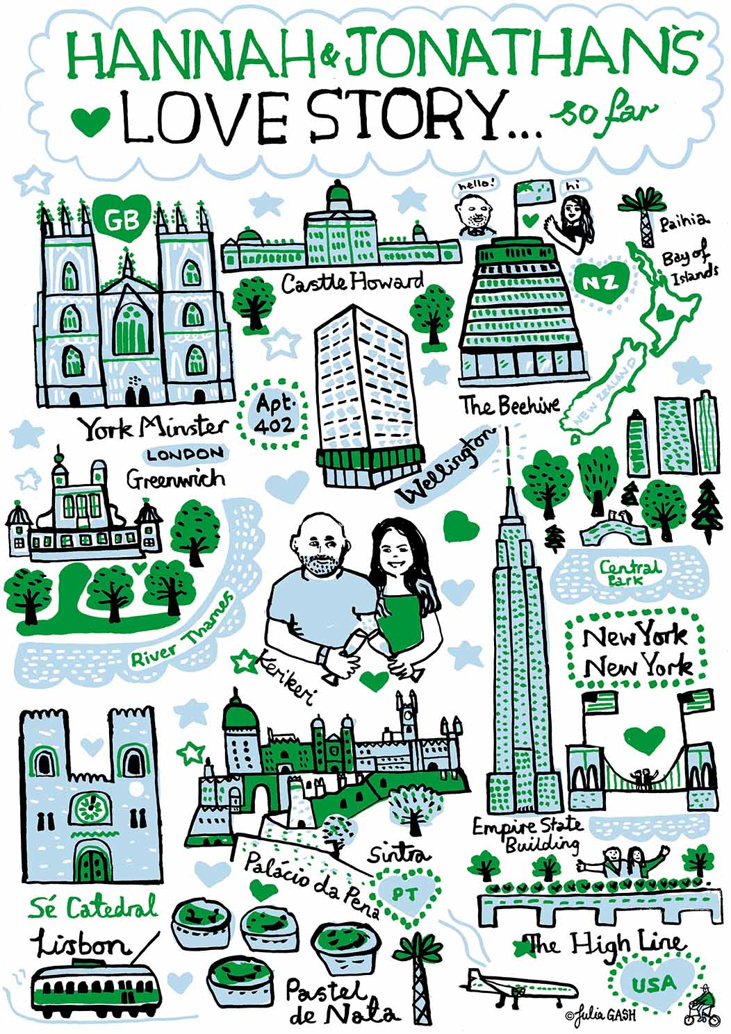 Commission Your Own 3 Colour Design by Julia Gash