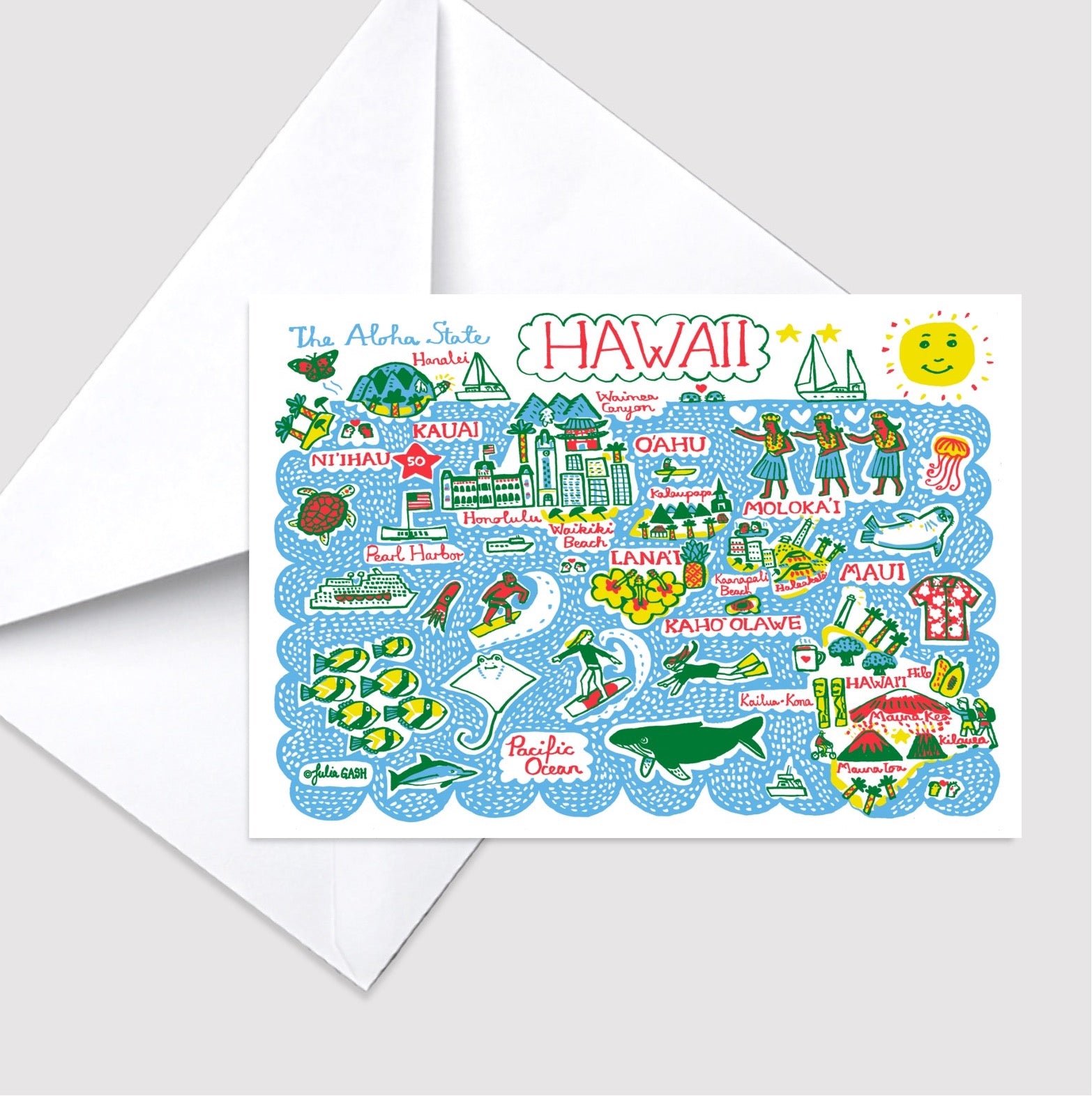 Greeting Card by Julia Gash