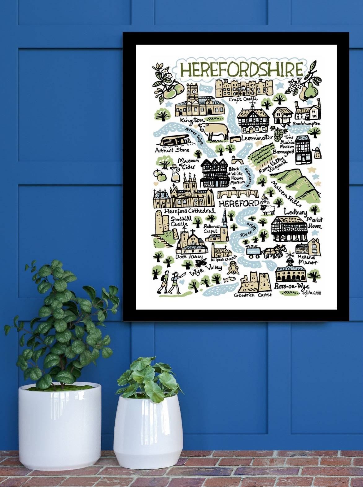 Herefordshire Art Print