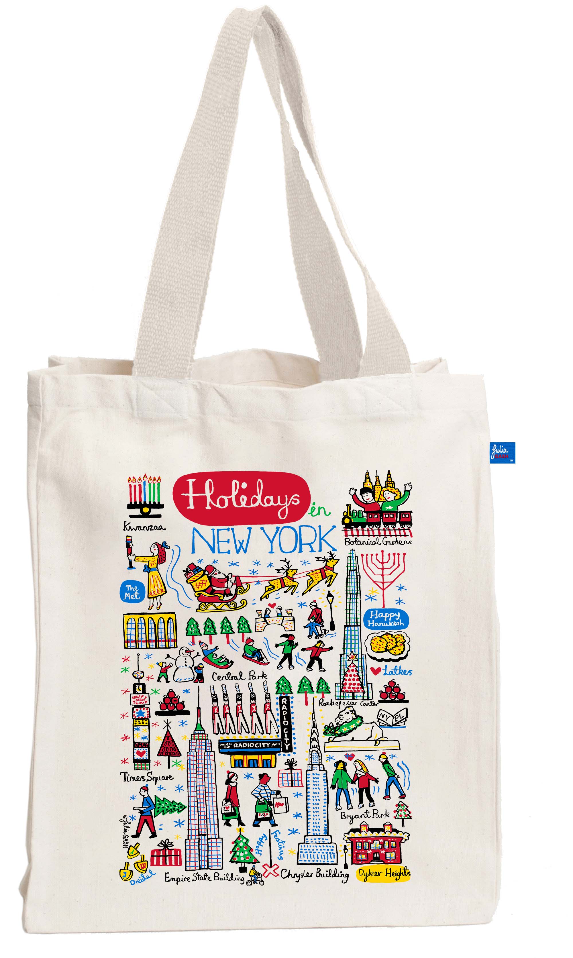 Holidays in New York Tote Bag