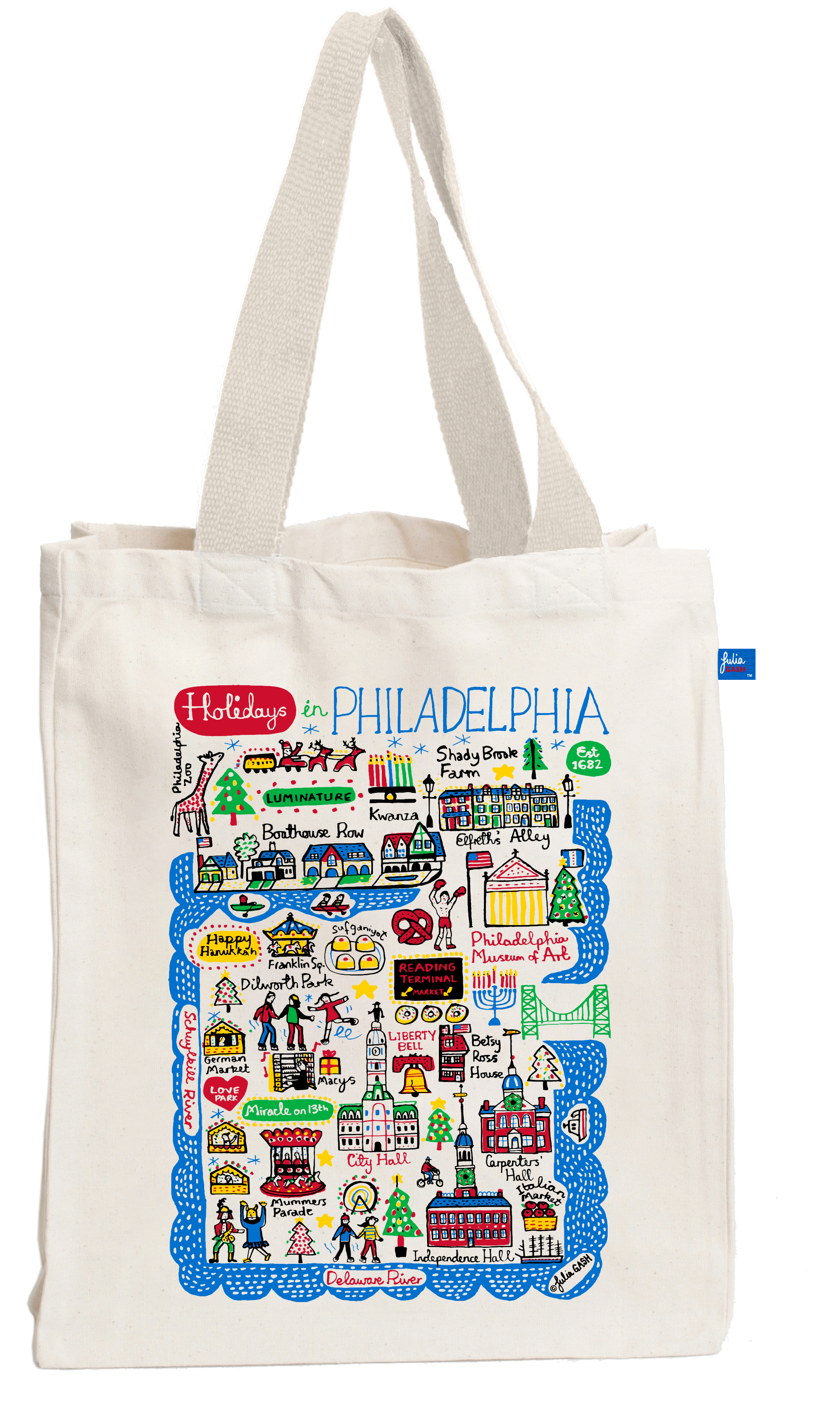 Holidays in Philadelphia Tote Bag