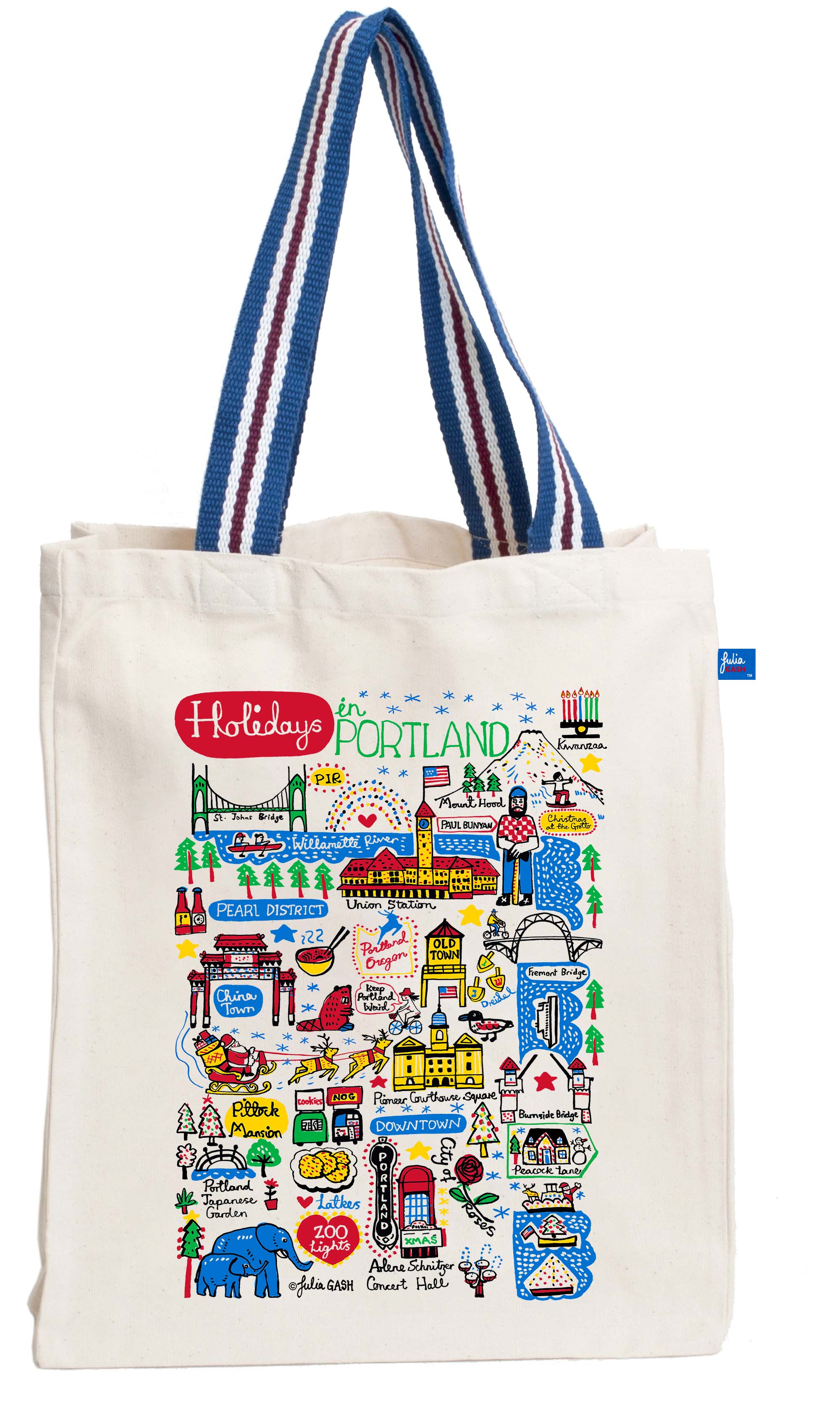 Holidays in Portland Tote Bag