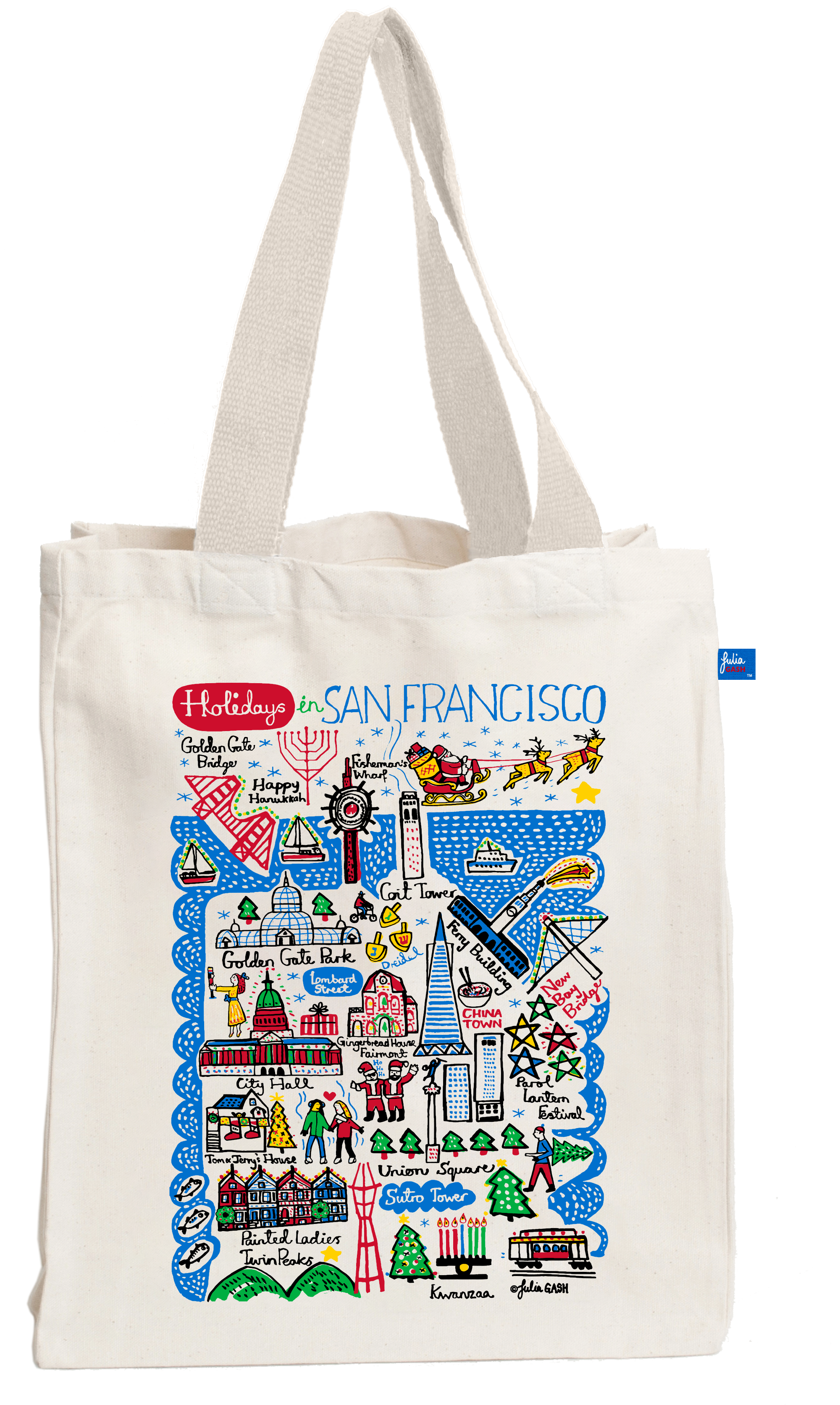 Holidays in San Francisco Tote Bag