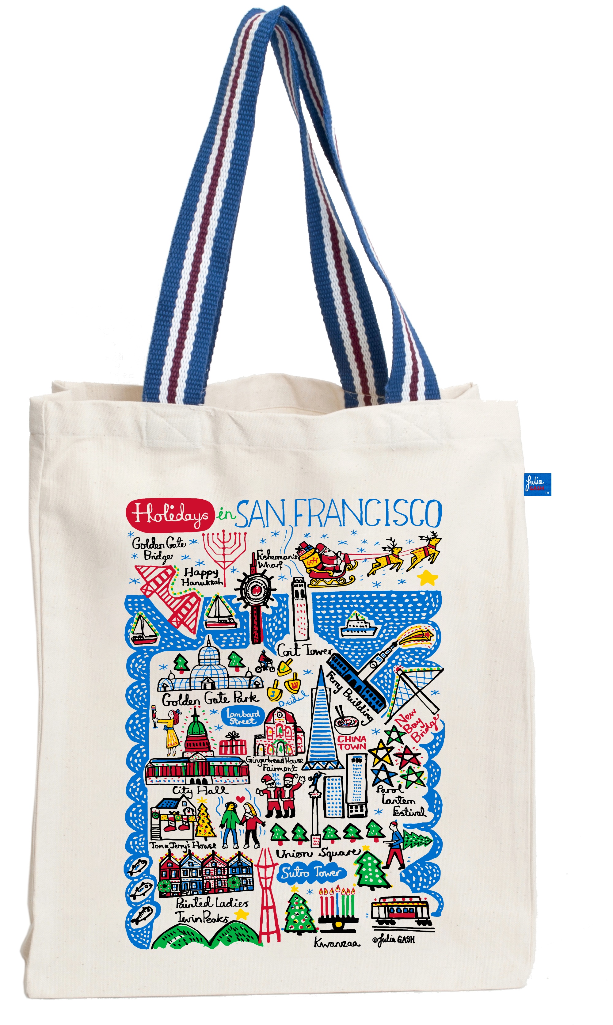 Holidays in San Francisco Tote Bag