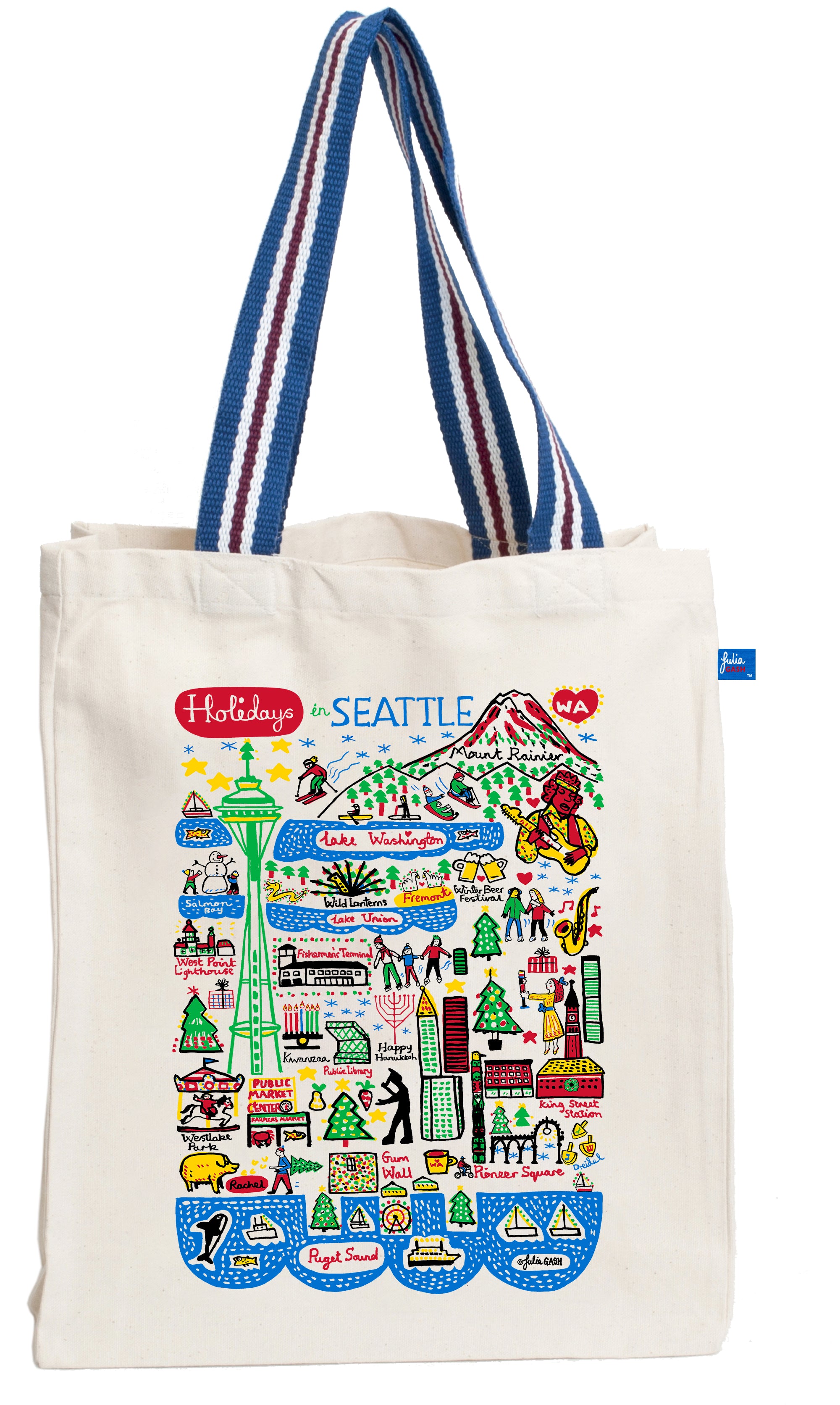 Holidays in Seattle Tote Bag