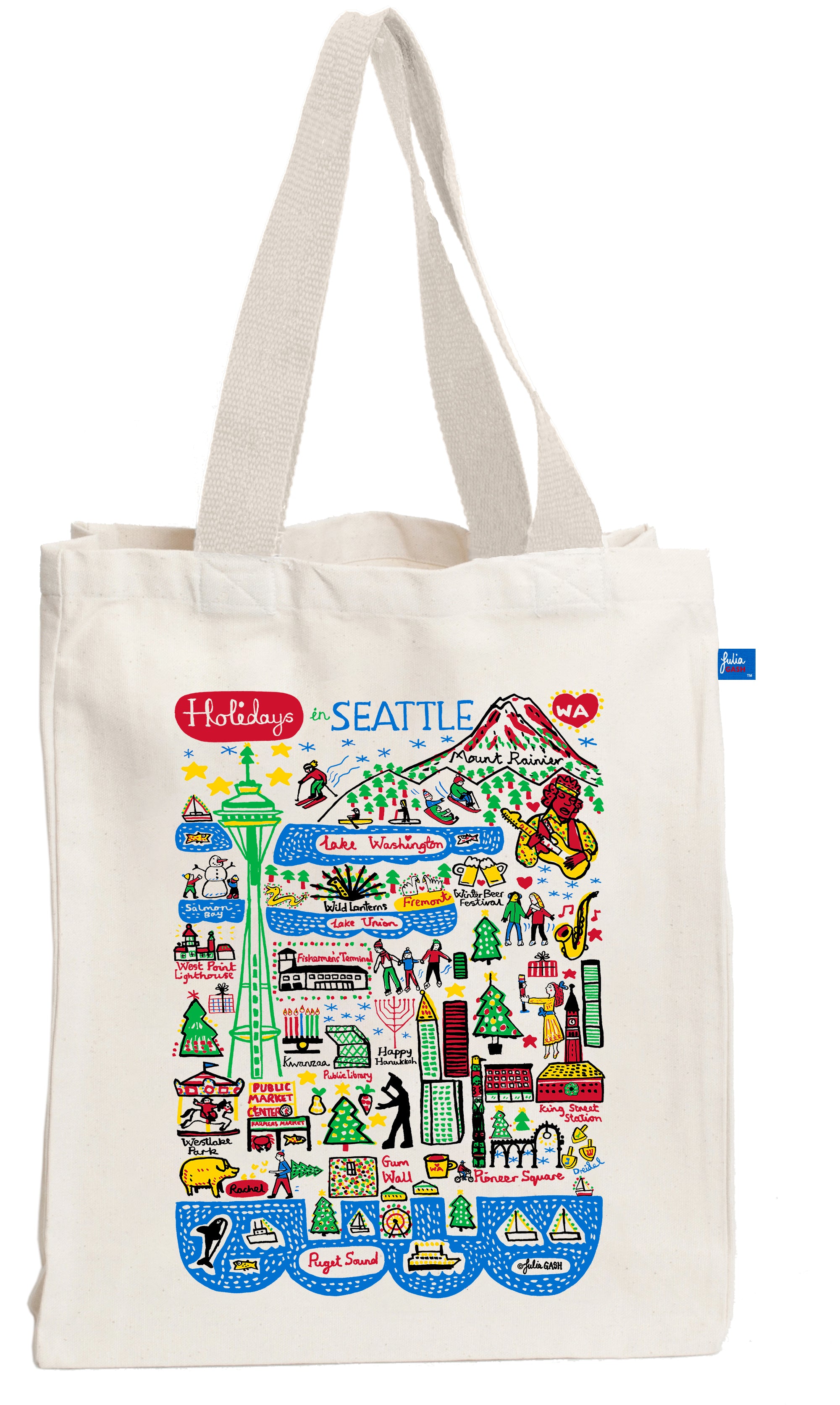 Holidays in Seattle Tote Bag