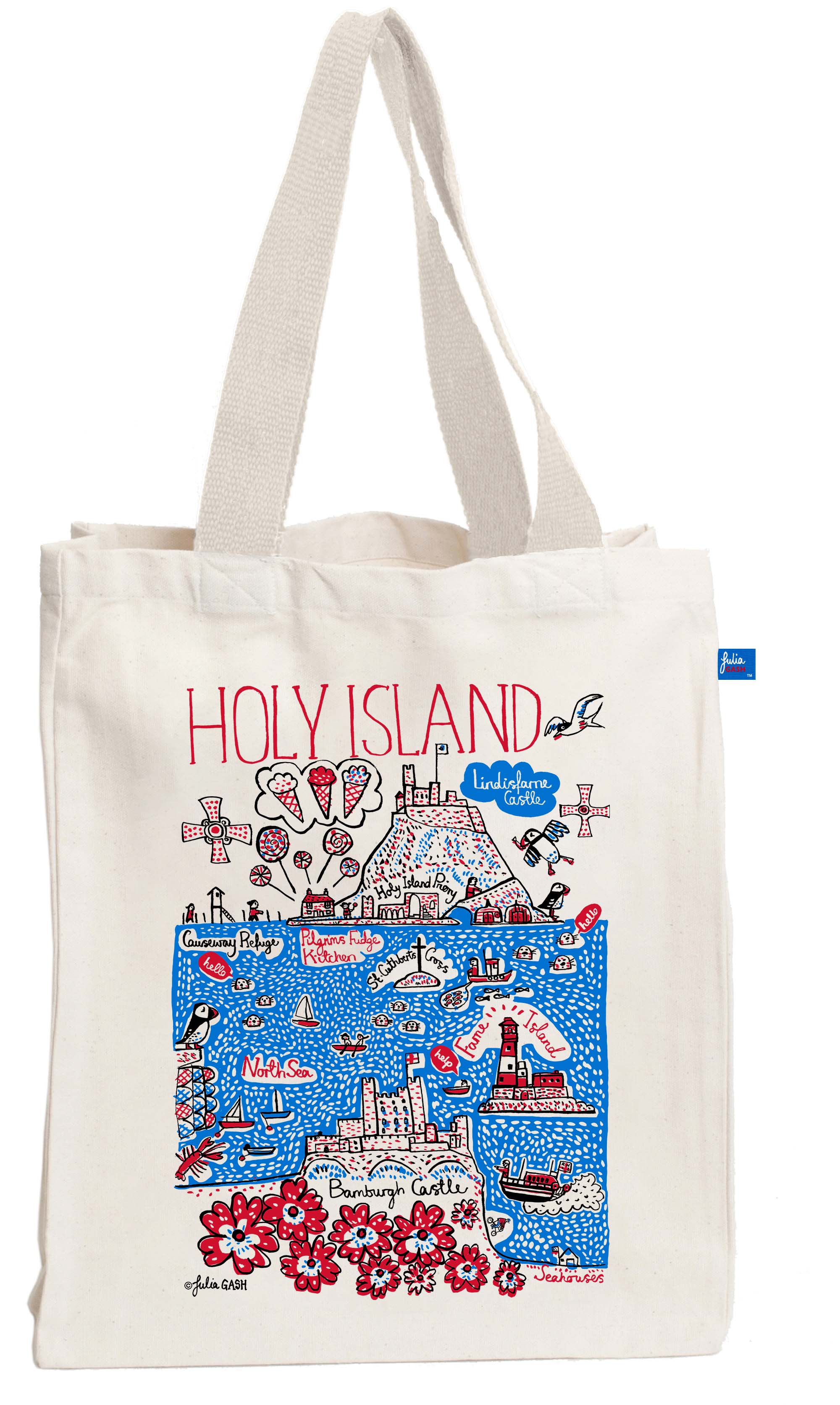 Holy Island Tote Bag