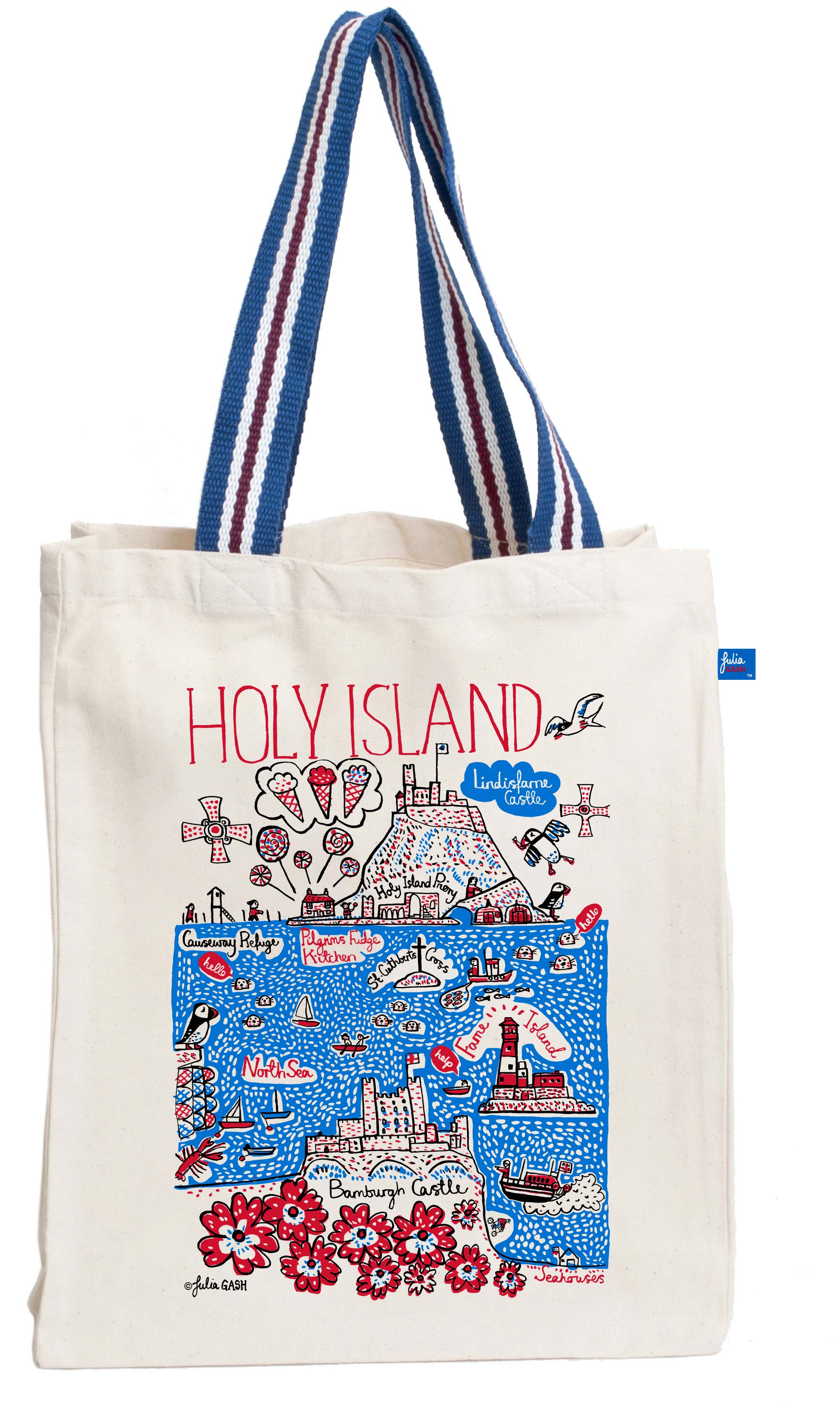 Holy Island Tote Bag