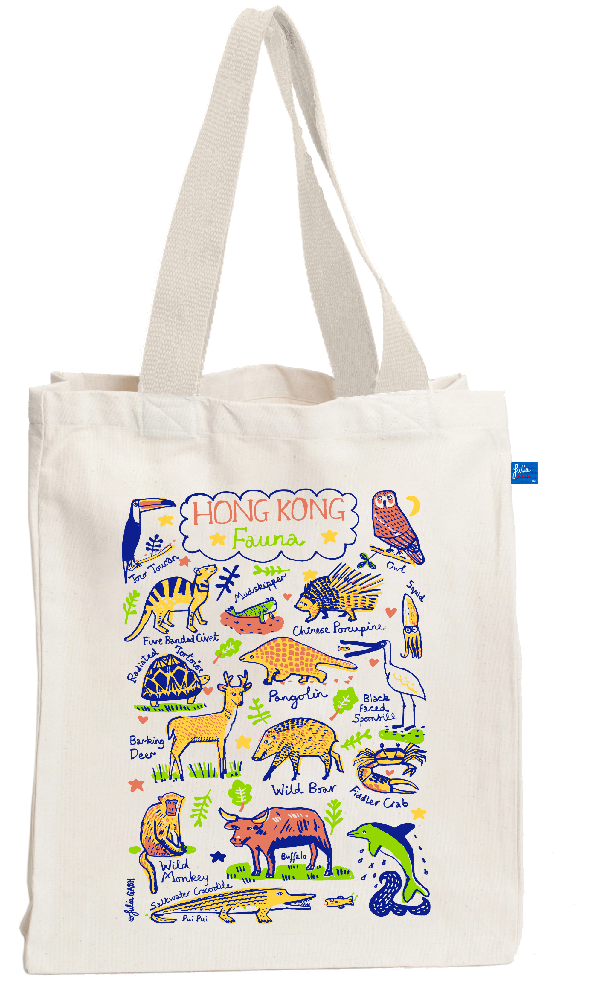 Hong Kong Fauna Tote Bag - Julia Gash