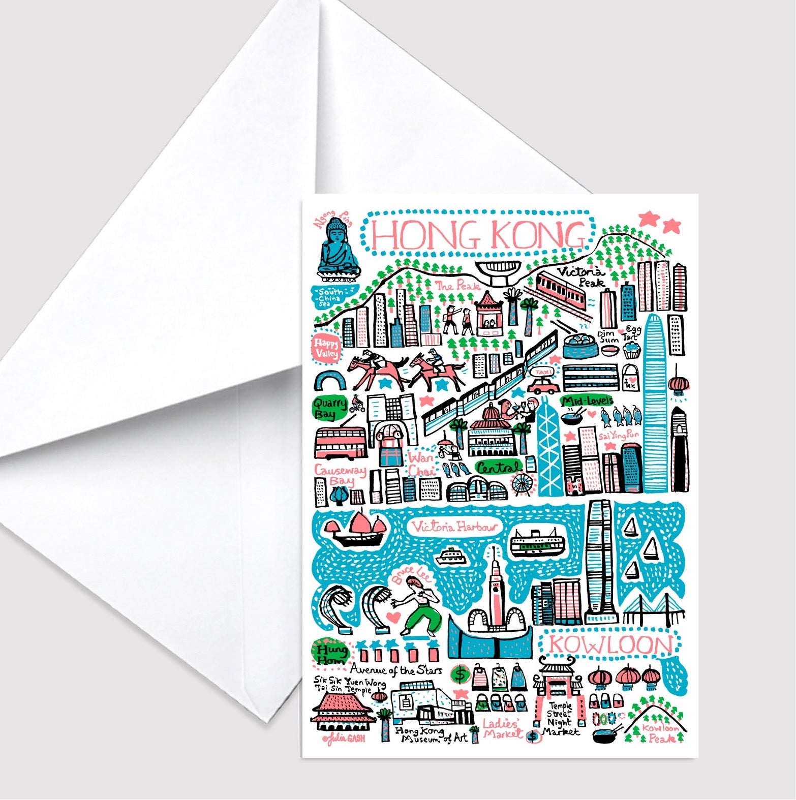 Greeting Card by Julia Gash