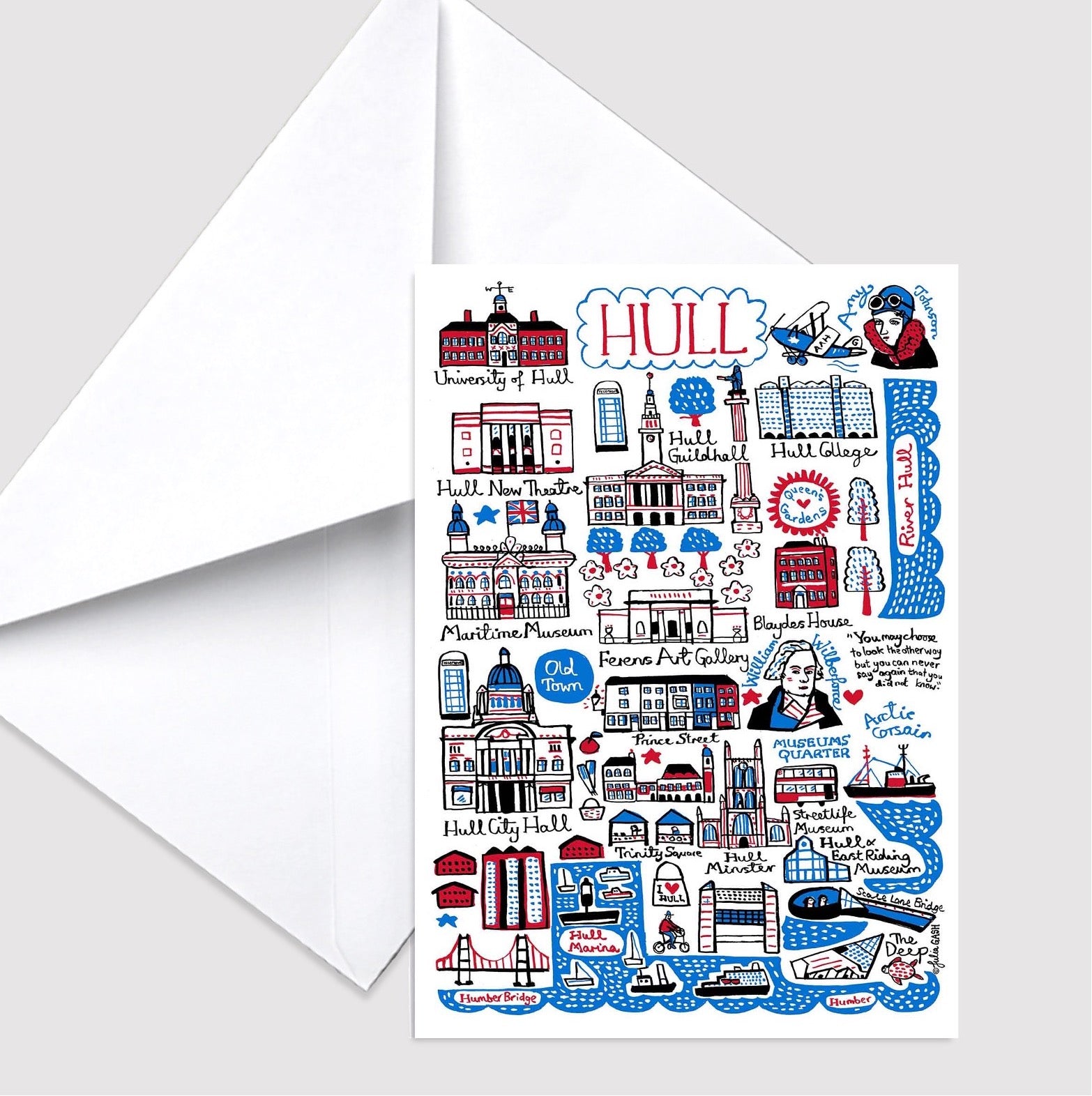 Greeting Card by Julia Gash