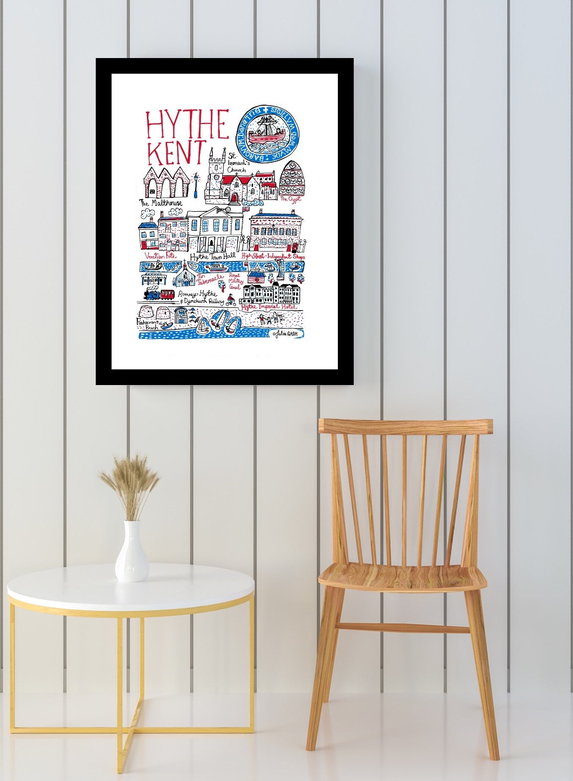 Hythe Art Print by Julia Gash