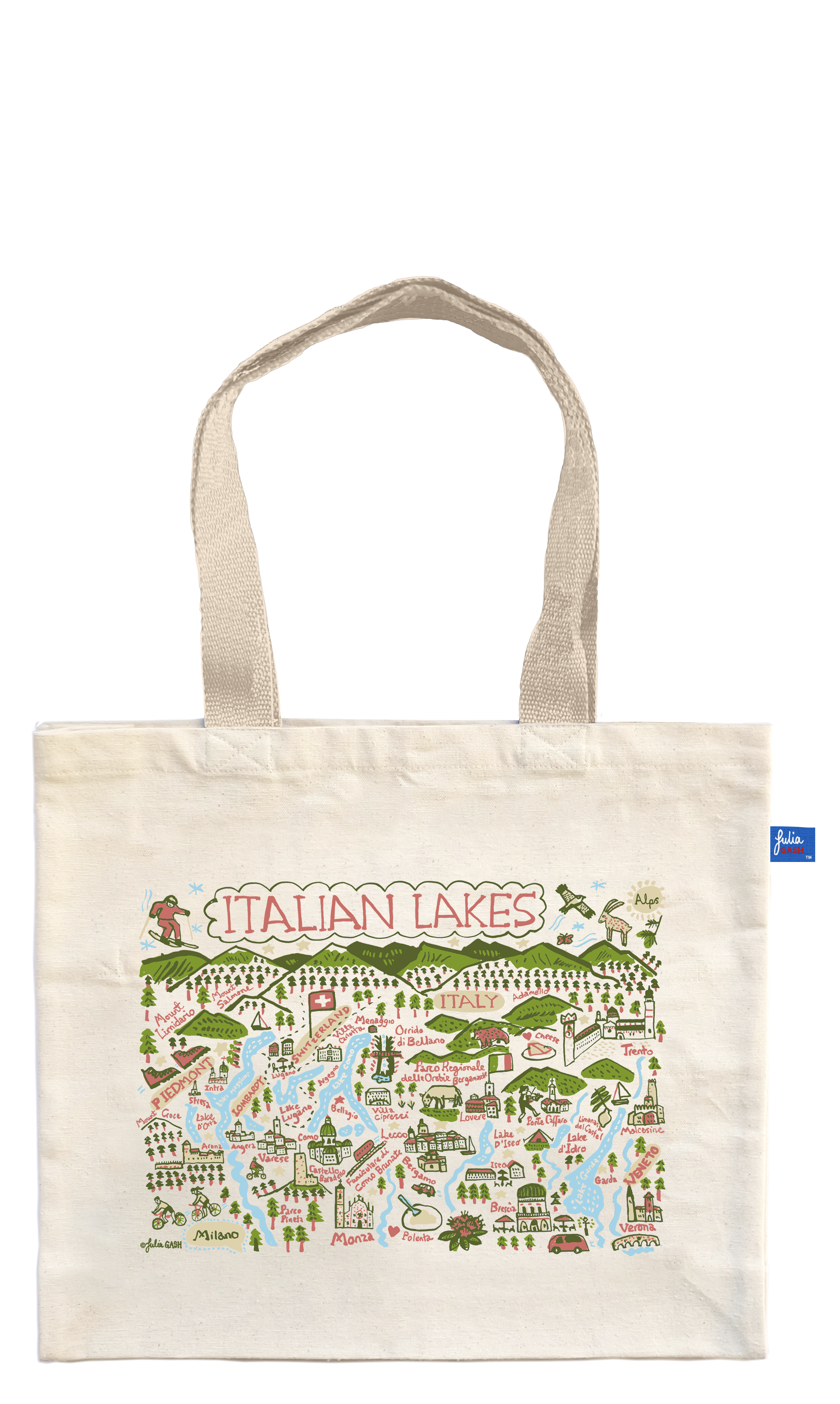 Italian Lakes Tote Bag