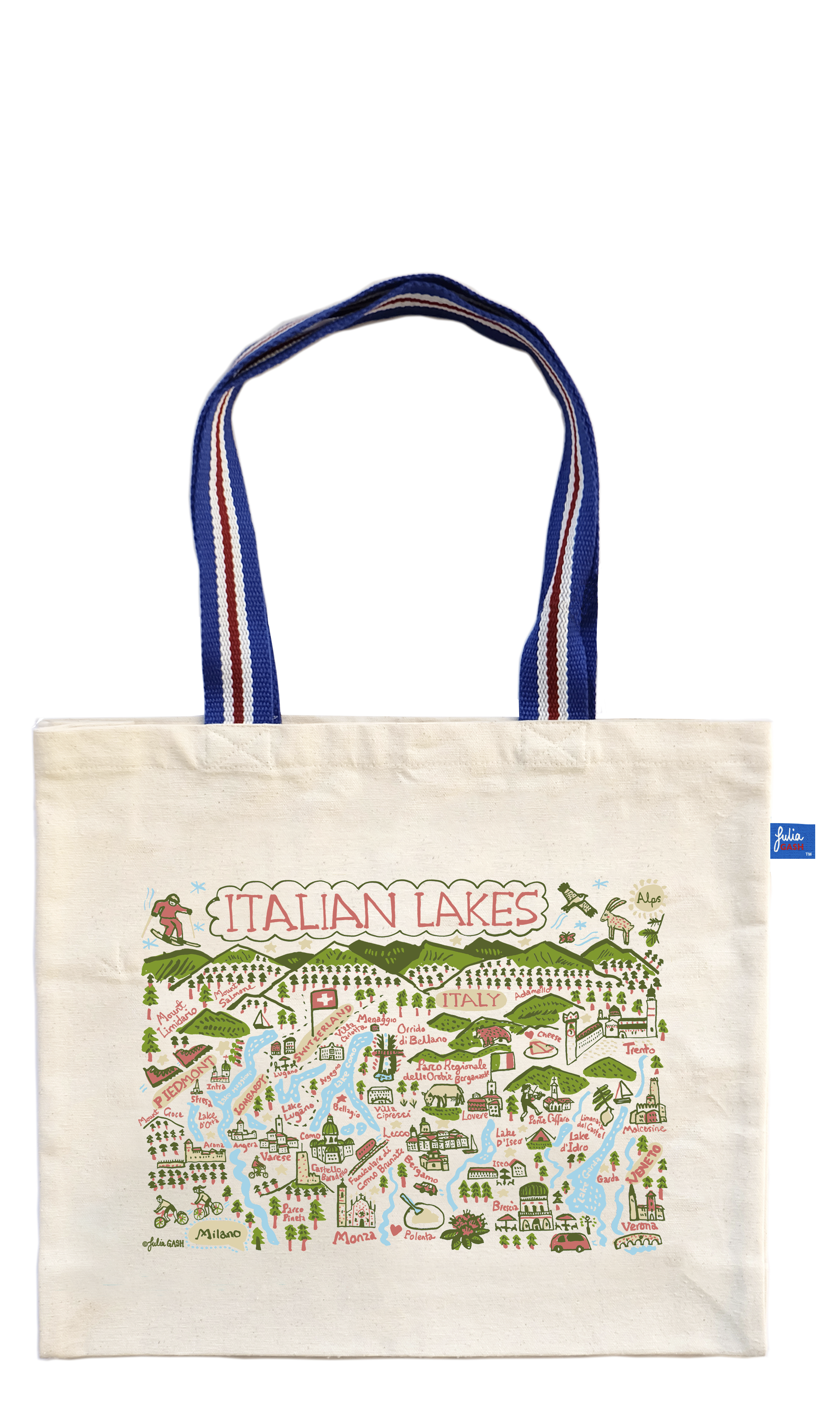 Italian Lakes Tote Bag