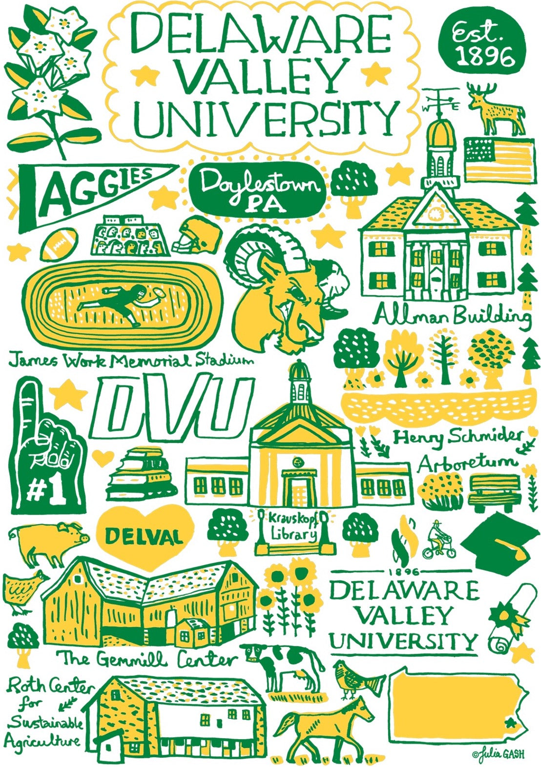 Delaware Valley University Design by Julia Gash