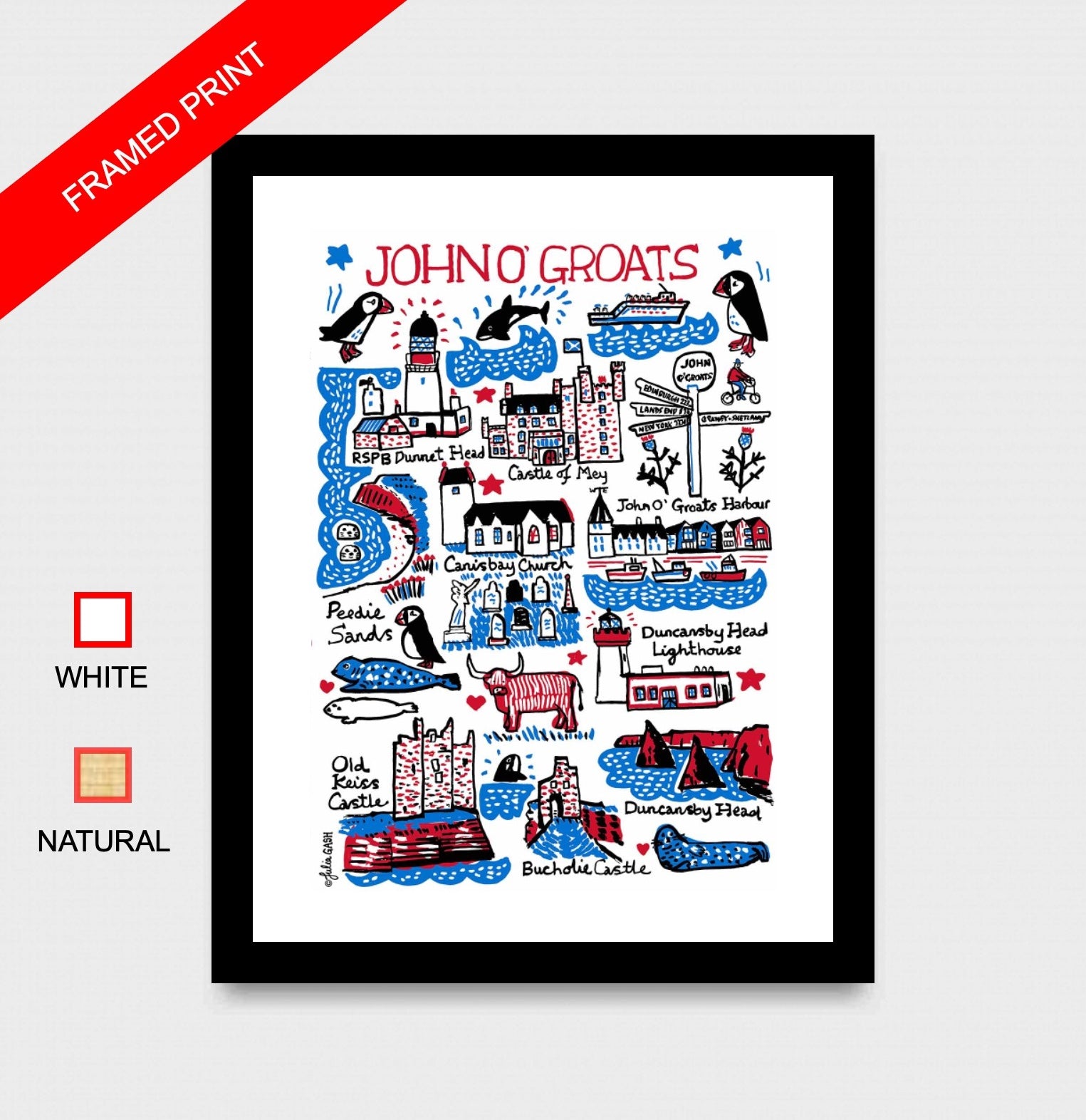 John O Groats Art Print