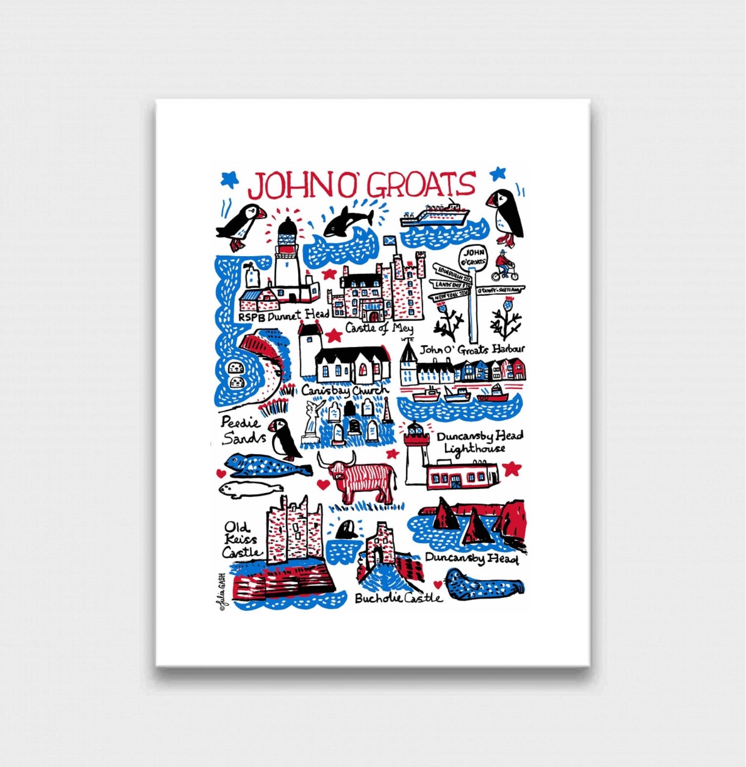 John O Groats Art Print
