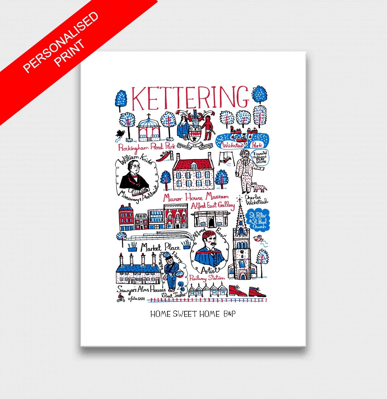 Kettering Art Print by Julia Gash