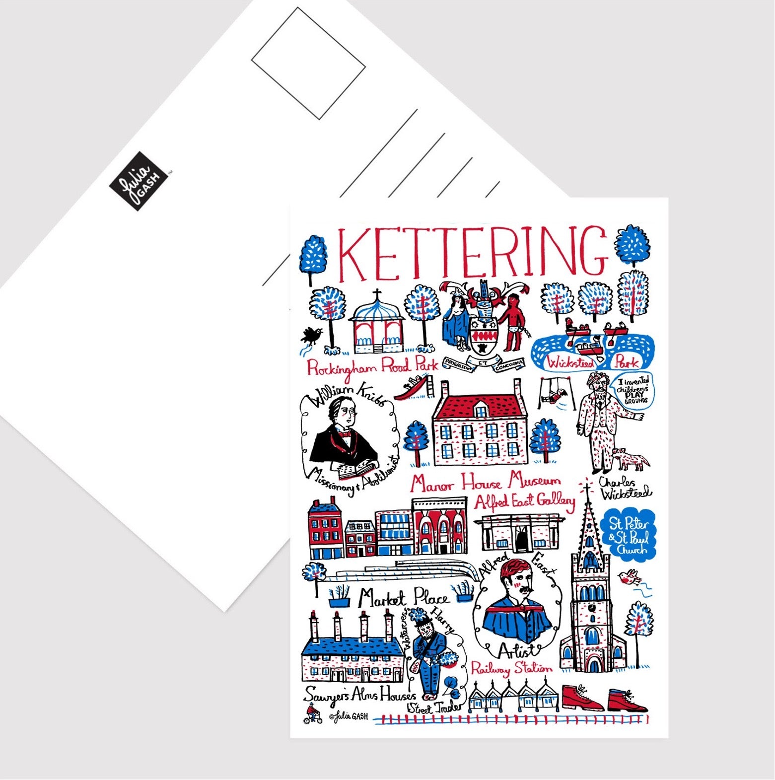 Kettering Postcard by Julia Gash