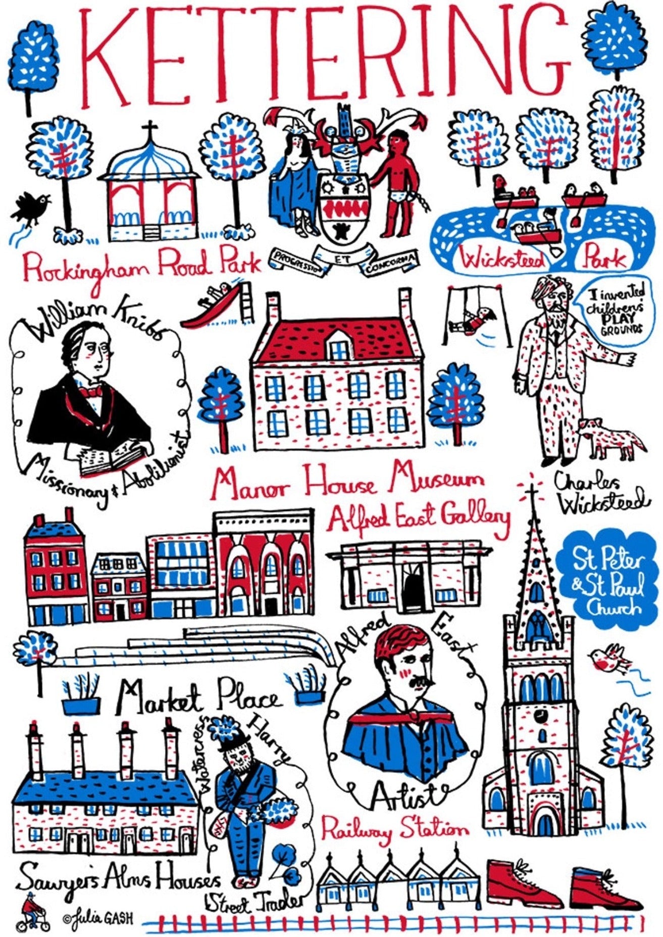 Kettering Tote Bag by Julia Gash