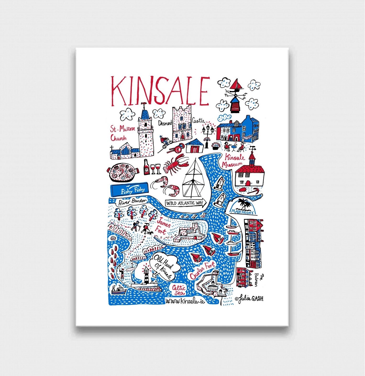 Kinsale Art Print by Julia Gash