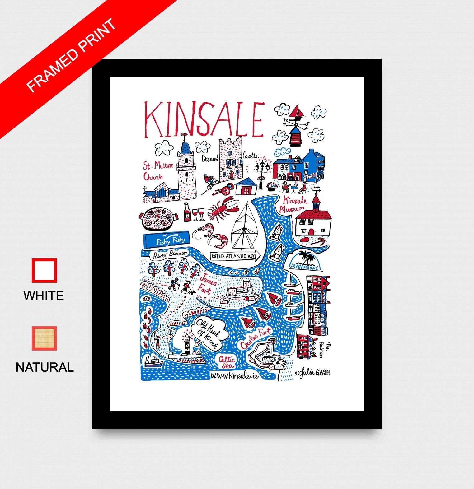 Kinsale Art Print by Julia Gash