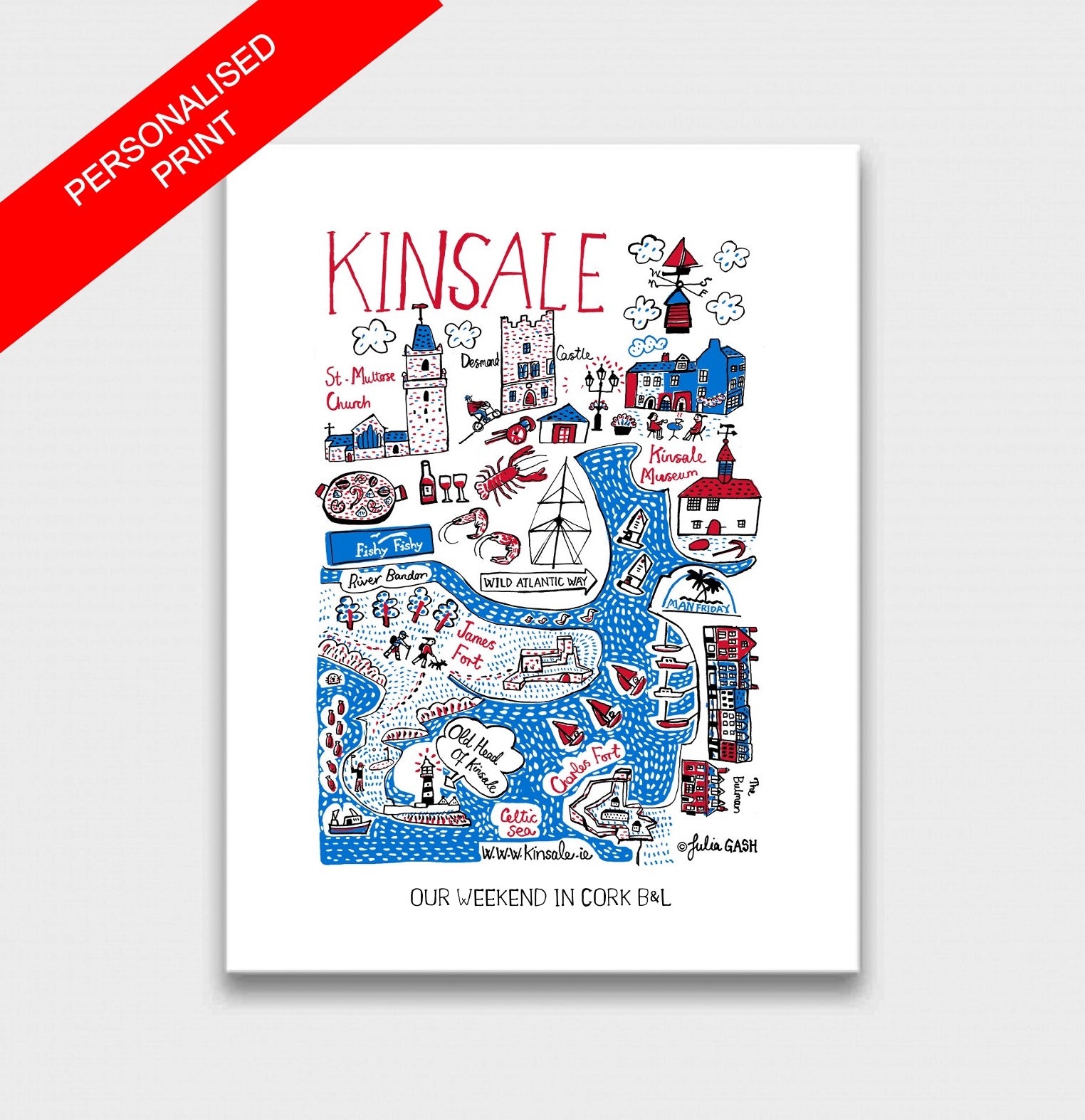 Kinsale Art Print by Julia Gash