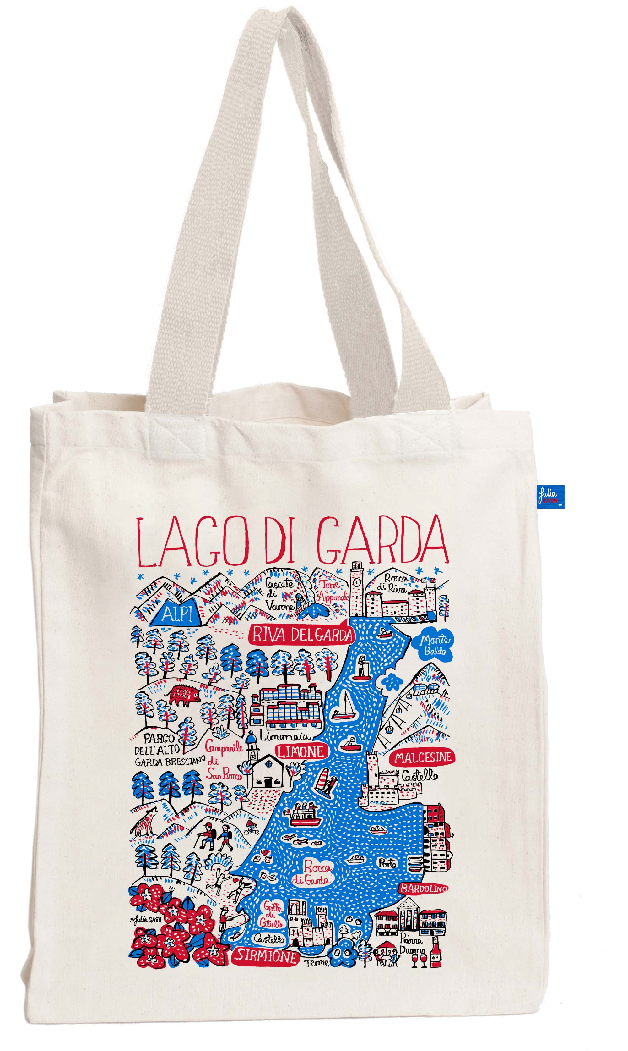 Lago Di Garda Tote Bag