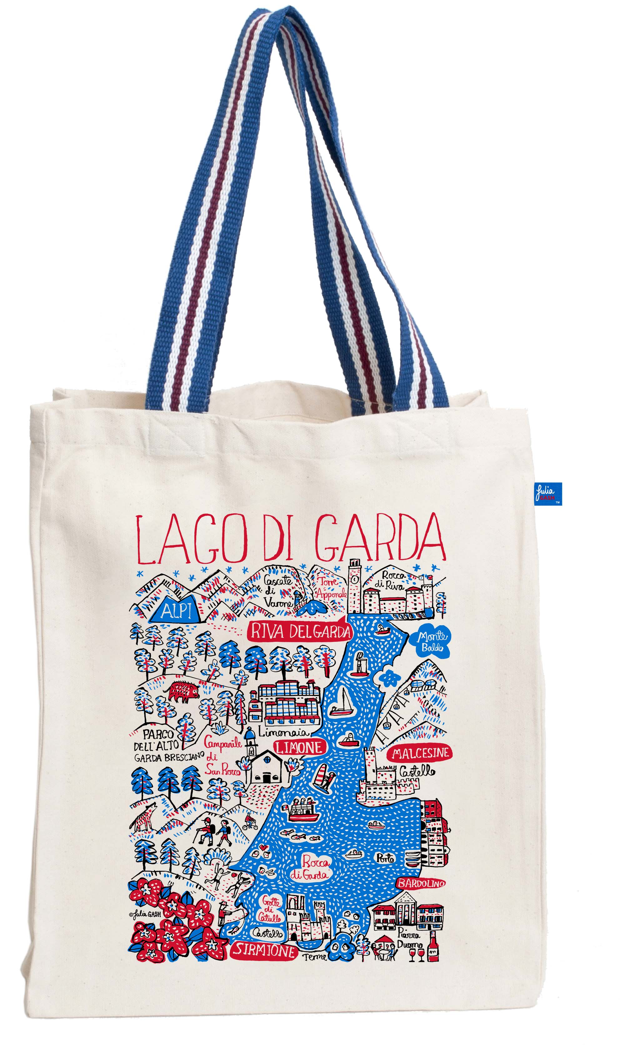 Lago Di Garda Tote Bag
