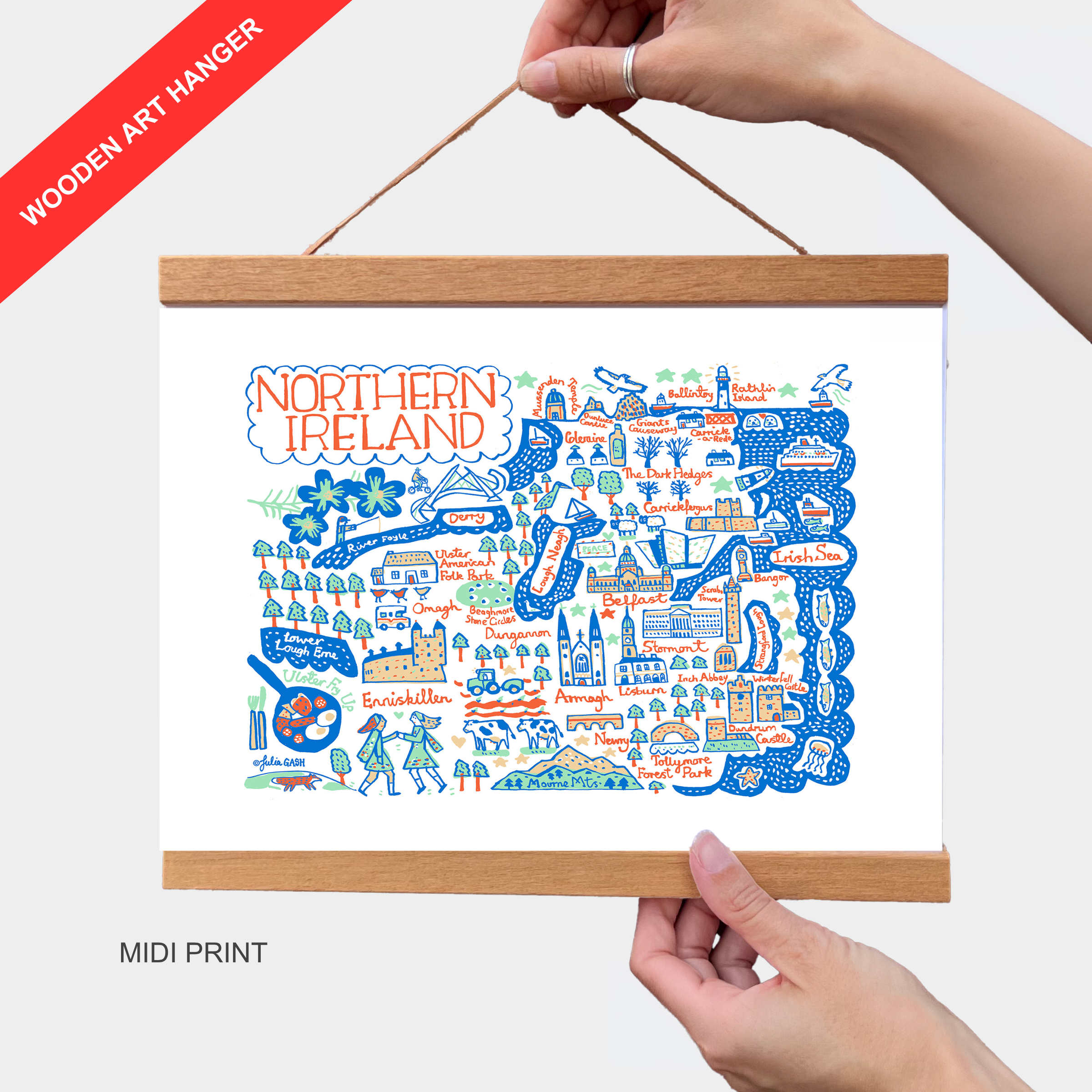Aberdeen by Dasher Art Print - Julia Gash