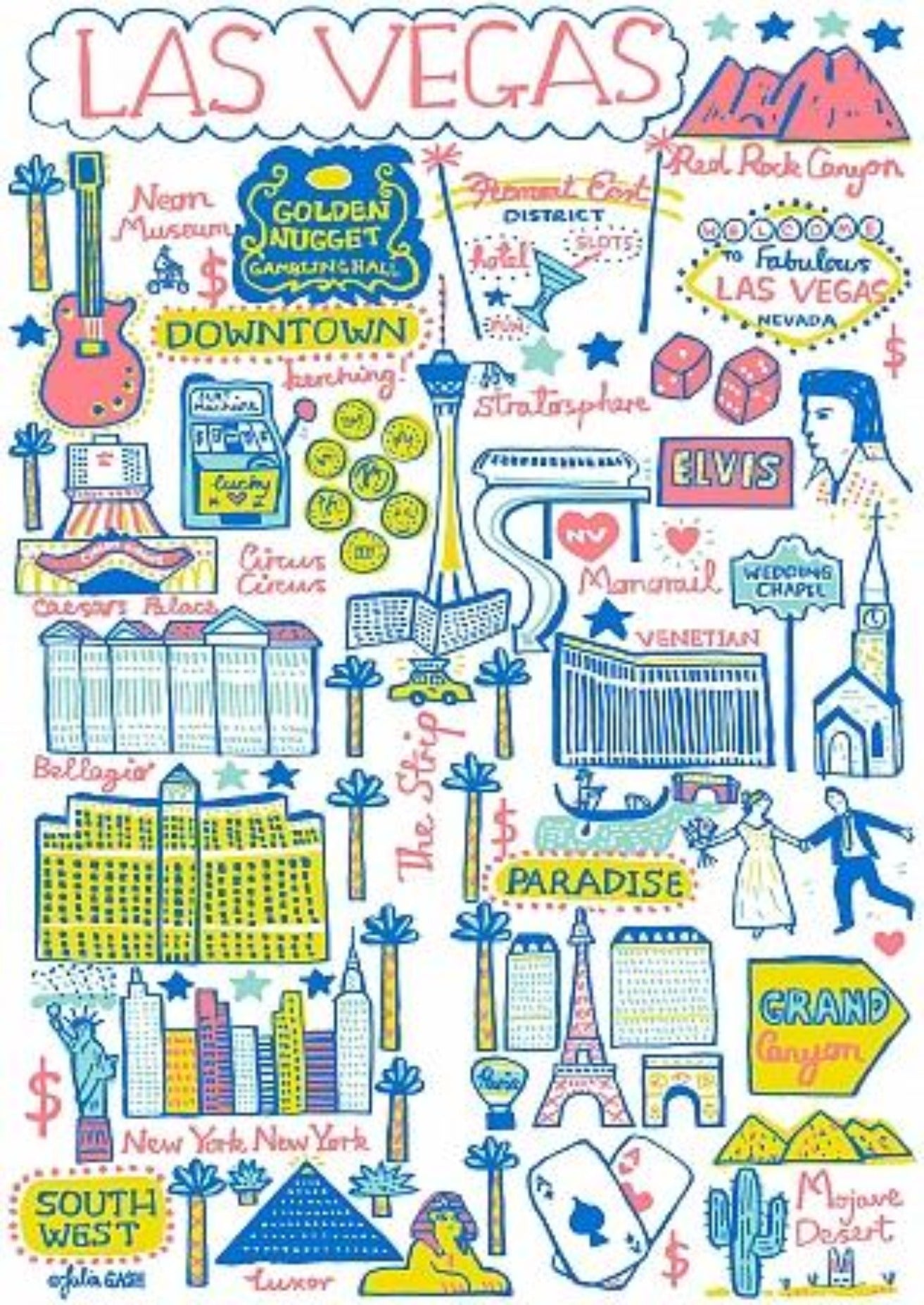 Las Vegas Tote Bag - Julia Gash