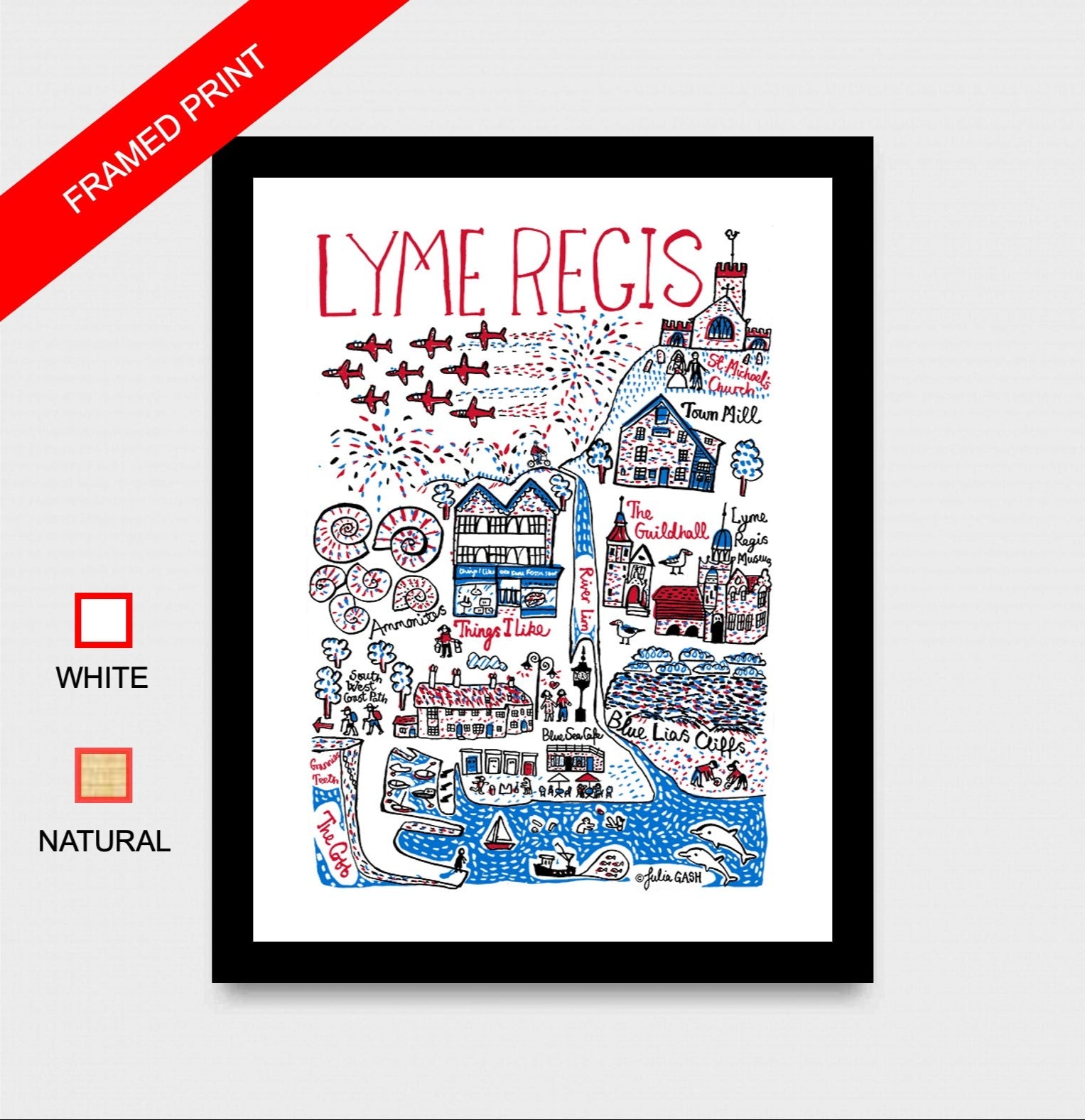 Lyme Regis Art Print