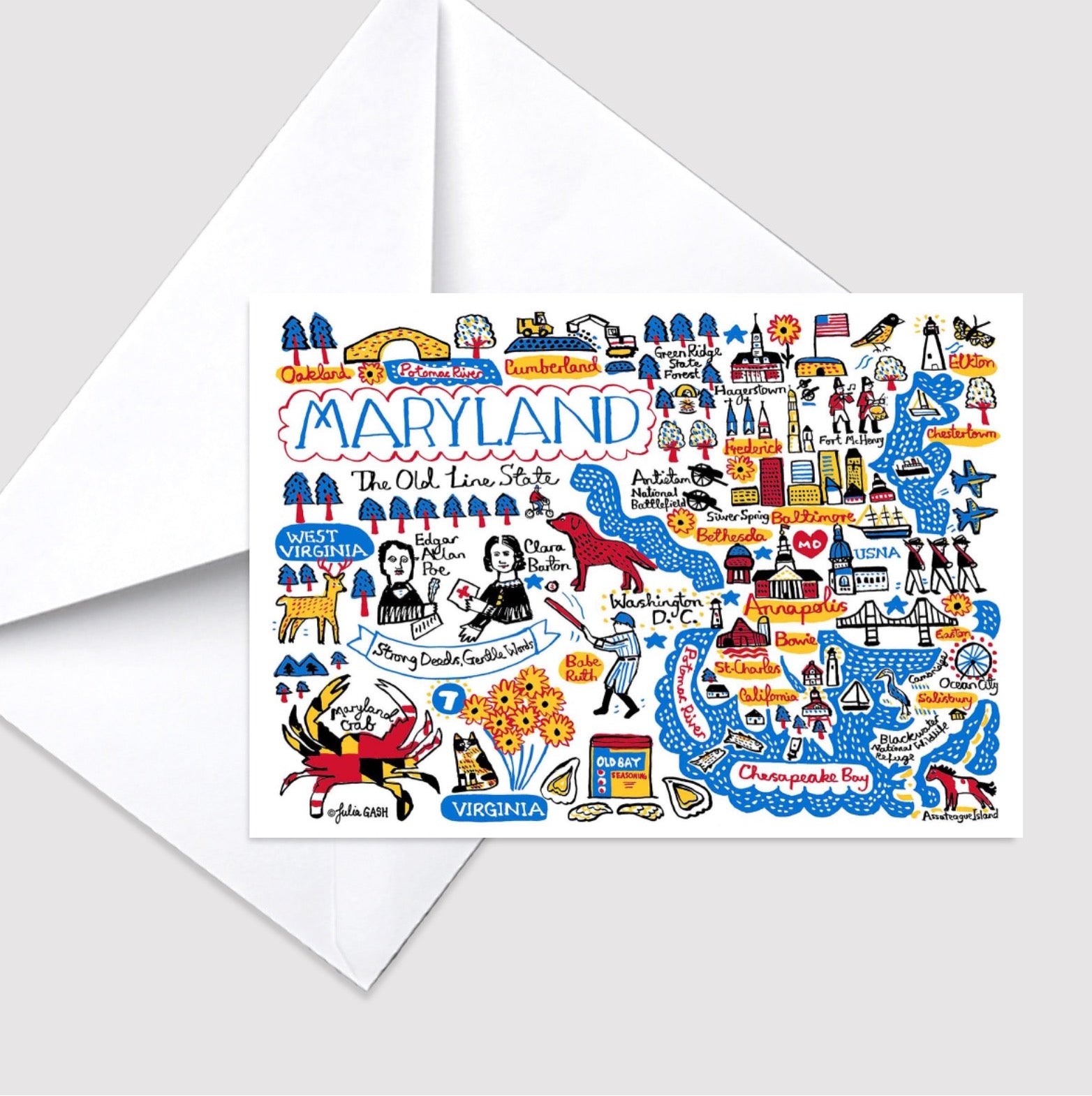 Greeting Card by Julia Gash