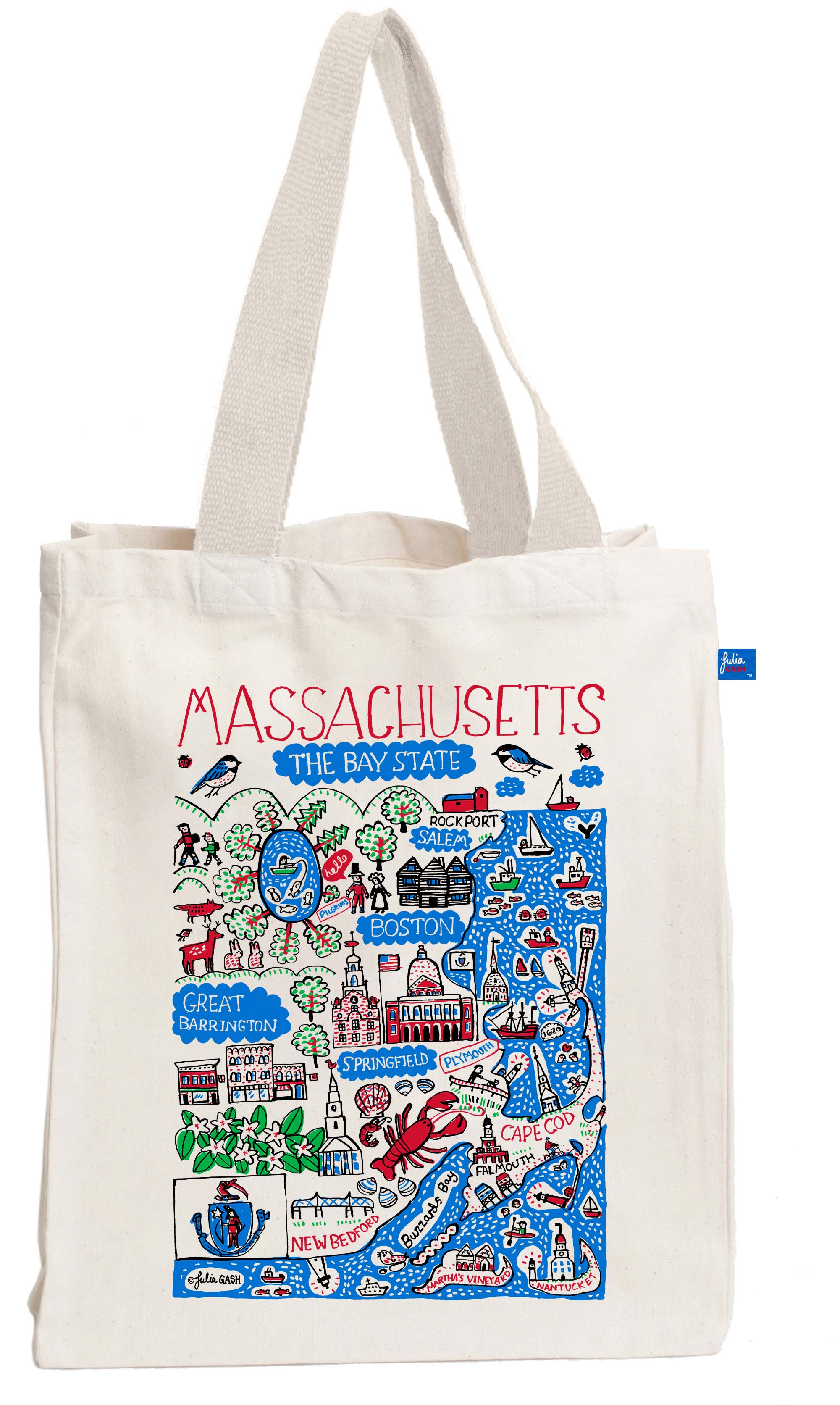 Massachusetts Tote Bag