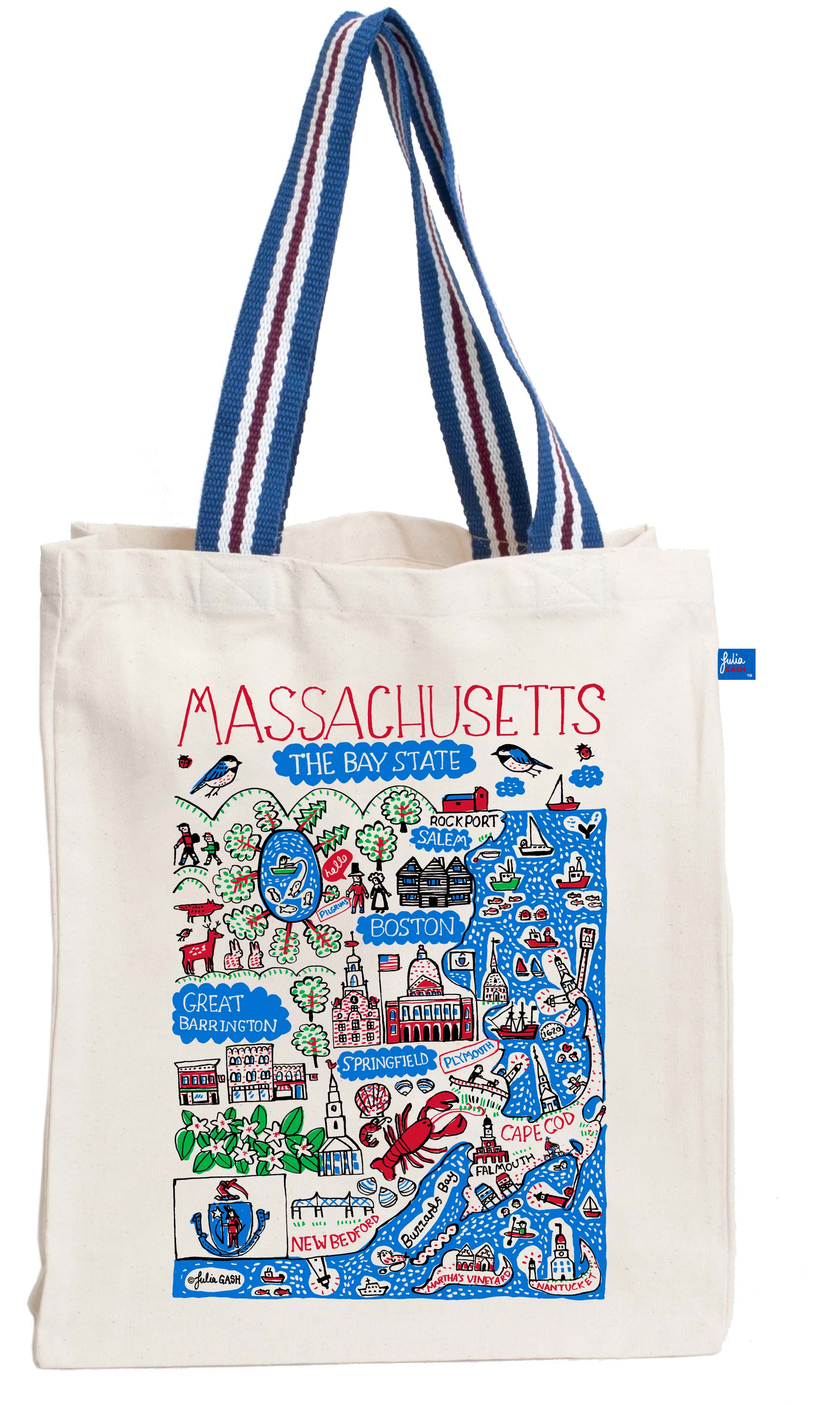 Massachusetts Tote Bag