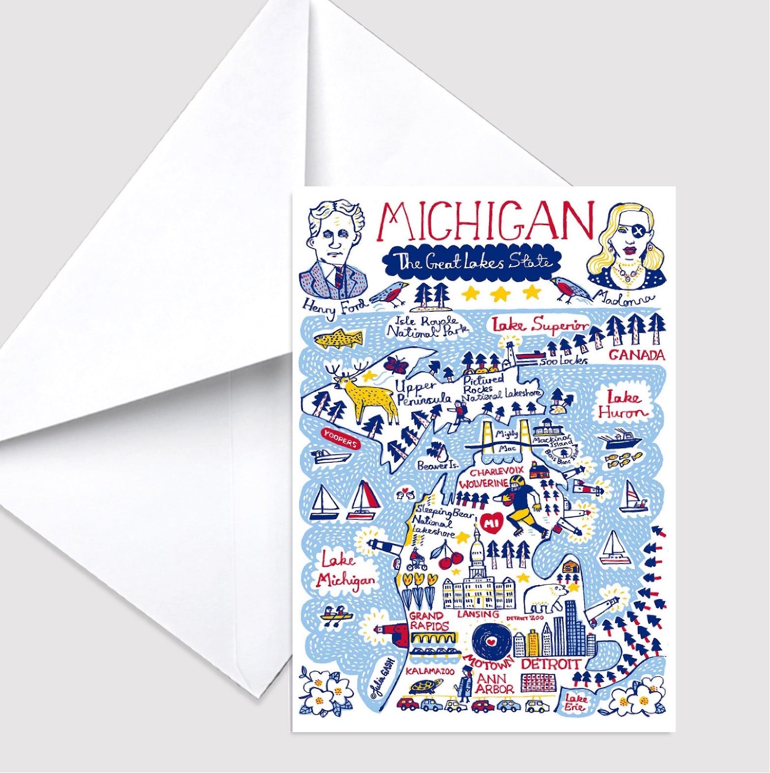 Greeting Card by Julia Gash