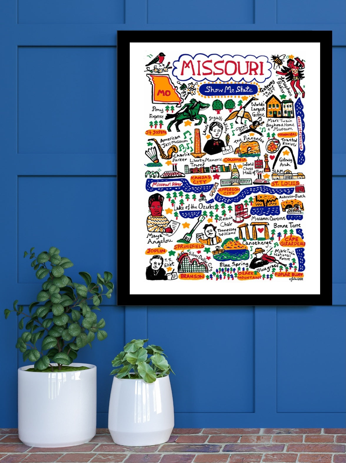 Missouri Art Print