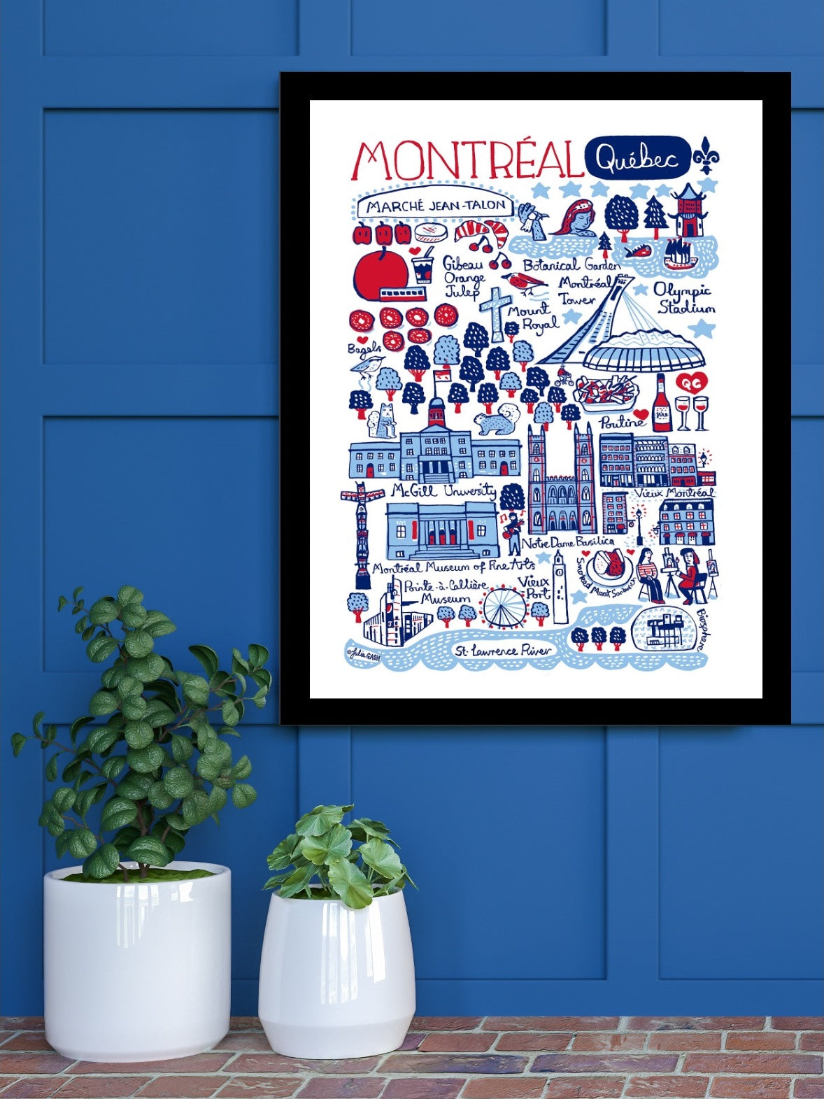 Montreal Art Print by Julia Gash