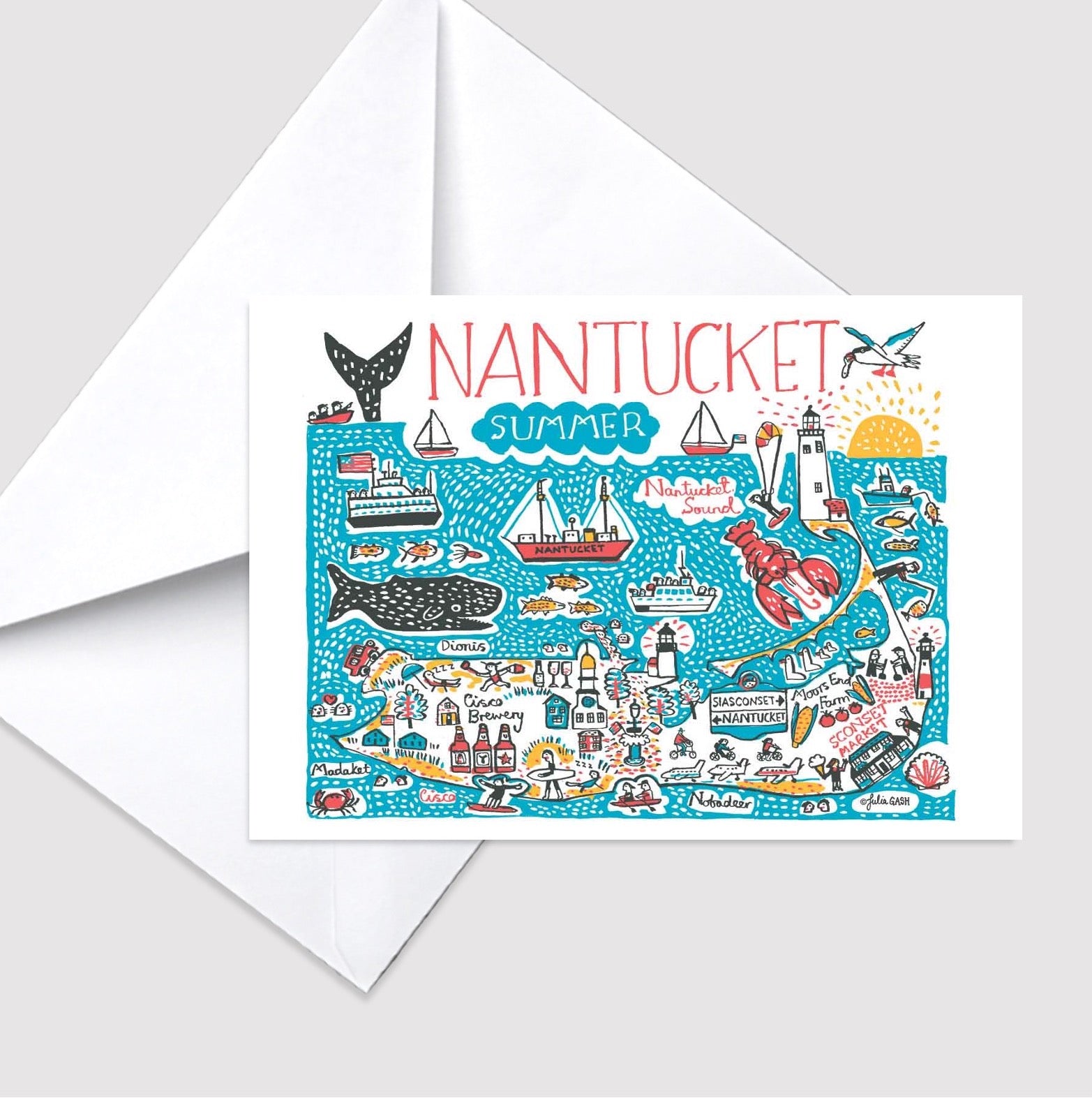 Greeting Card by Julia Gash