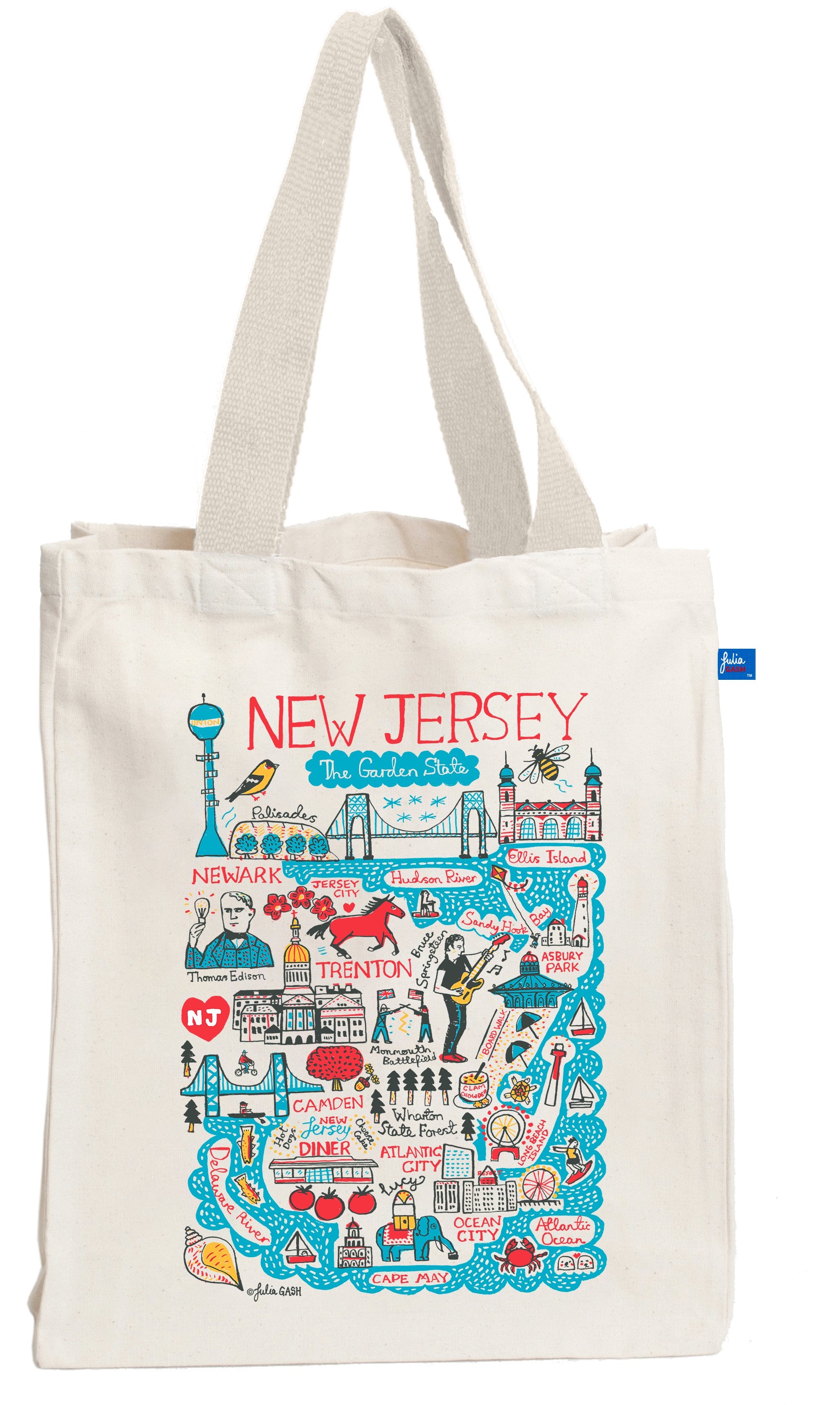 New Jersey Tote Bag - Julia Gash