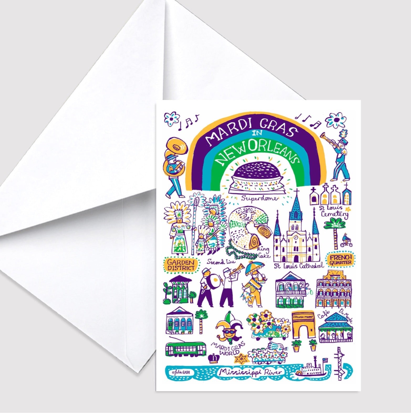 Greeting Card by Julia Gash