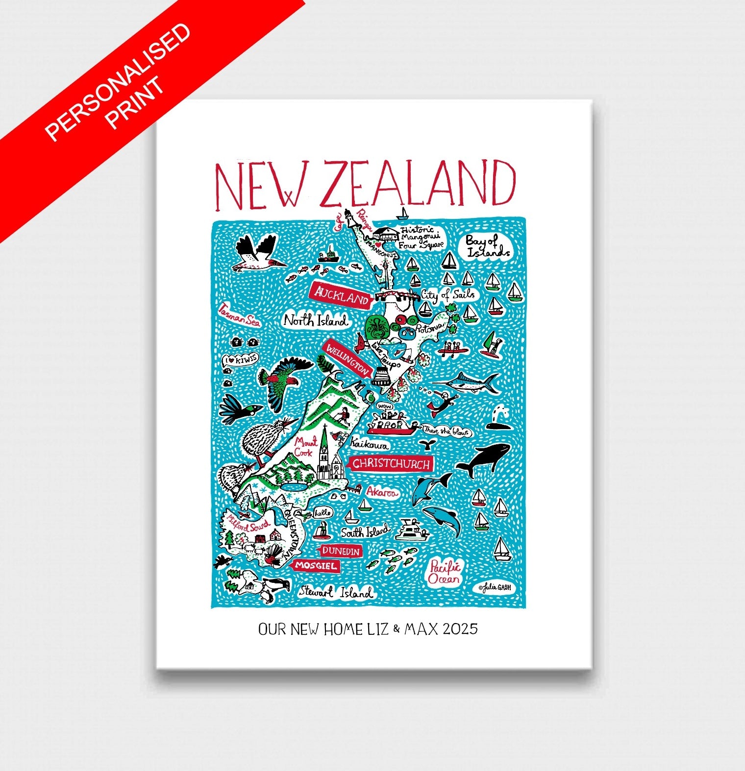 New Zealand Art Print