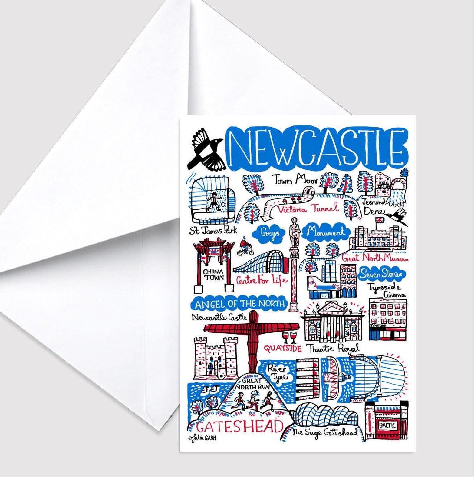 Greeting Card by Julia Gash