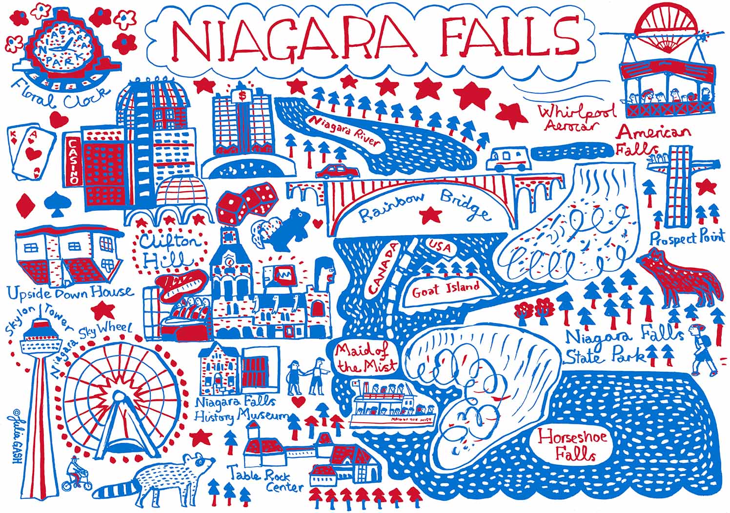 Niagara Falls Tote Bag
