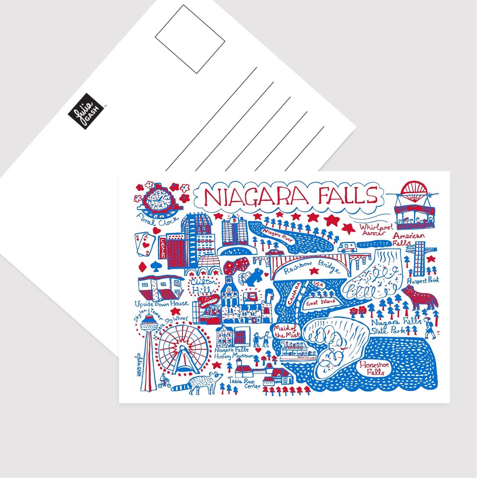 Niagara Falls Postcard - Julia Gash